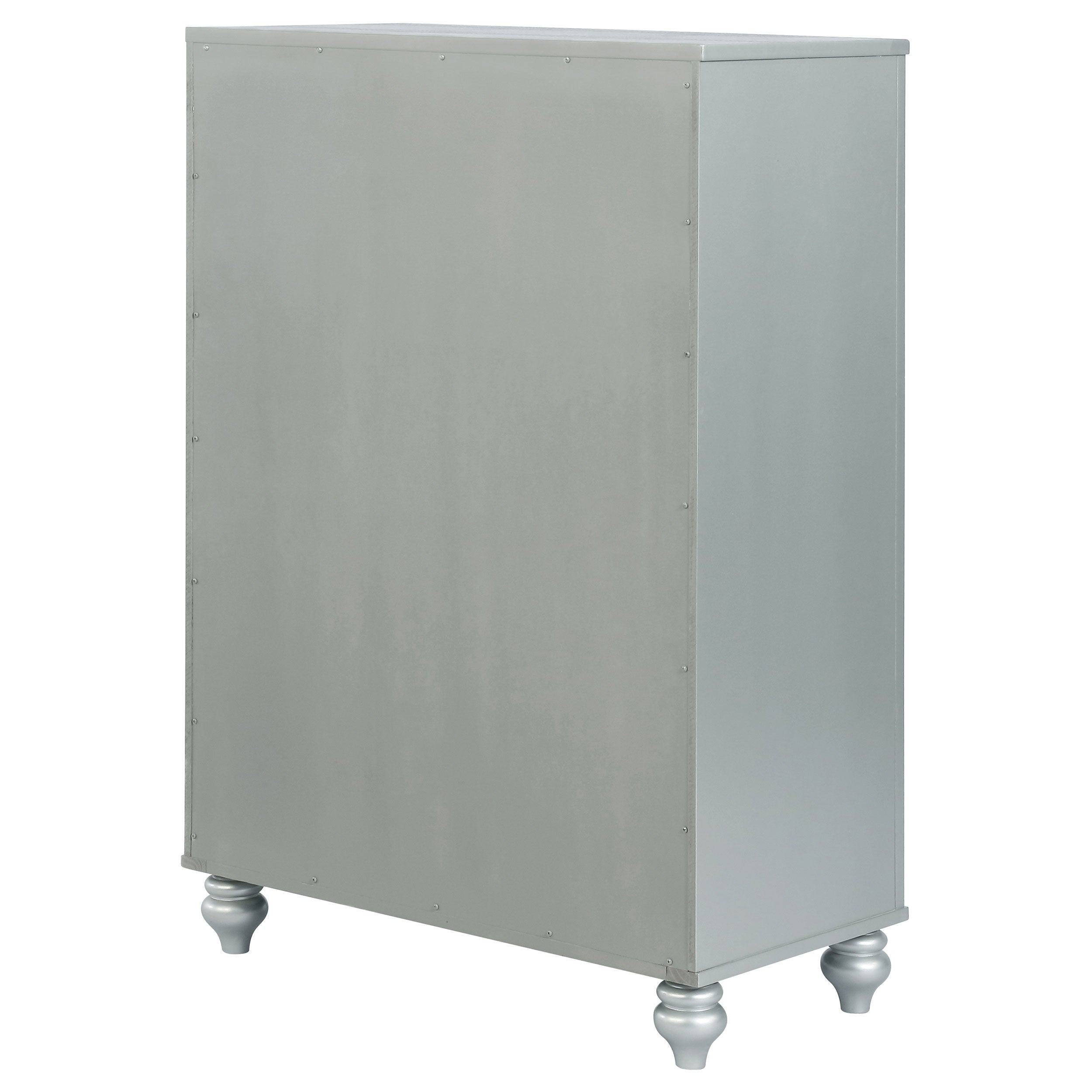 Gunnison 5-drawer Chest Silver Metallic