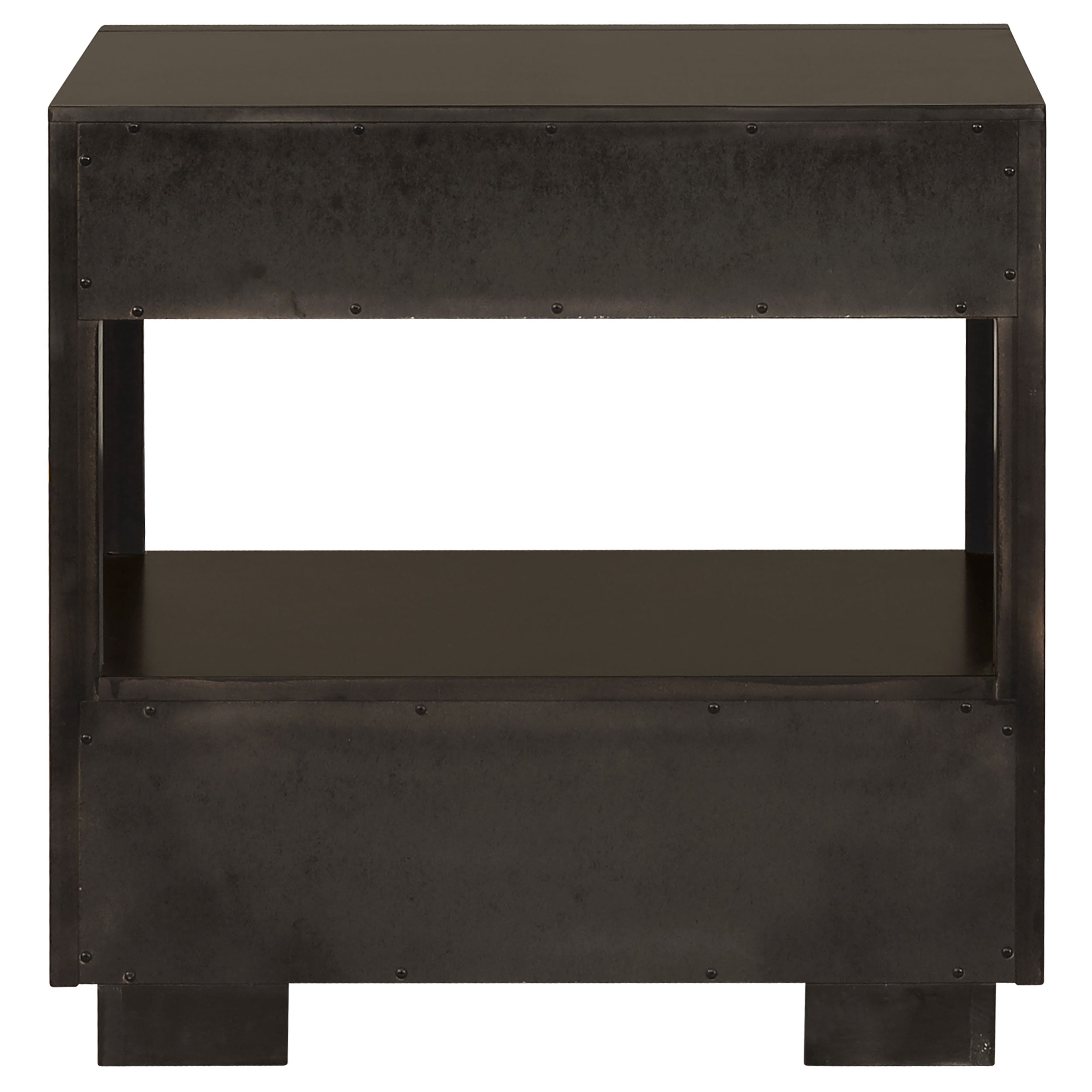 Durango 2-drawer Nightstand Smoked Peppercorn