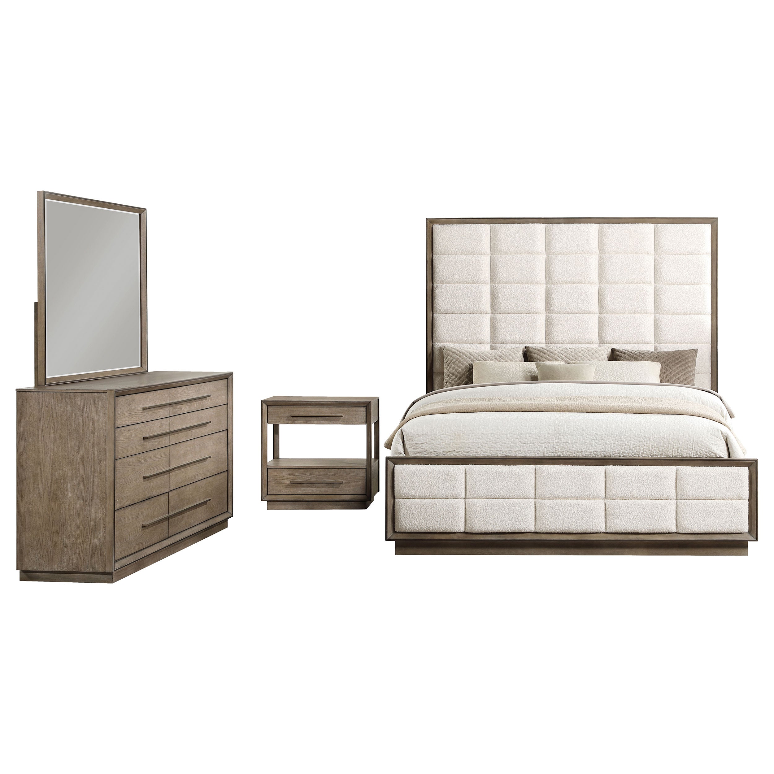 Durango   Bedroom Set Washed Oak