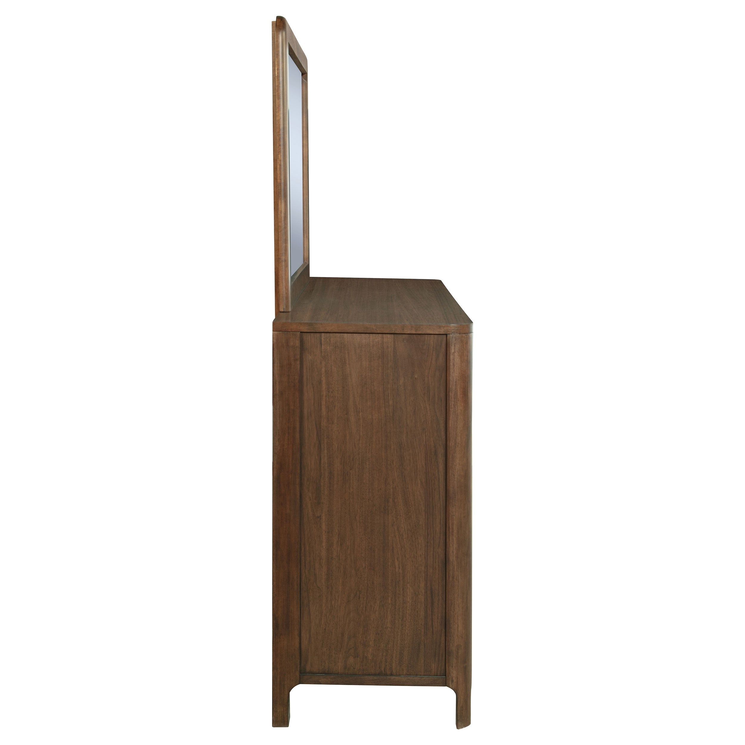 Maderia 8-drawer Dresser and Mirror Walnut