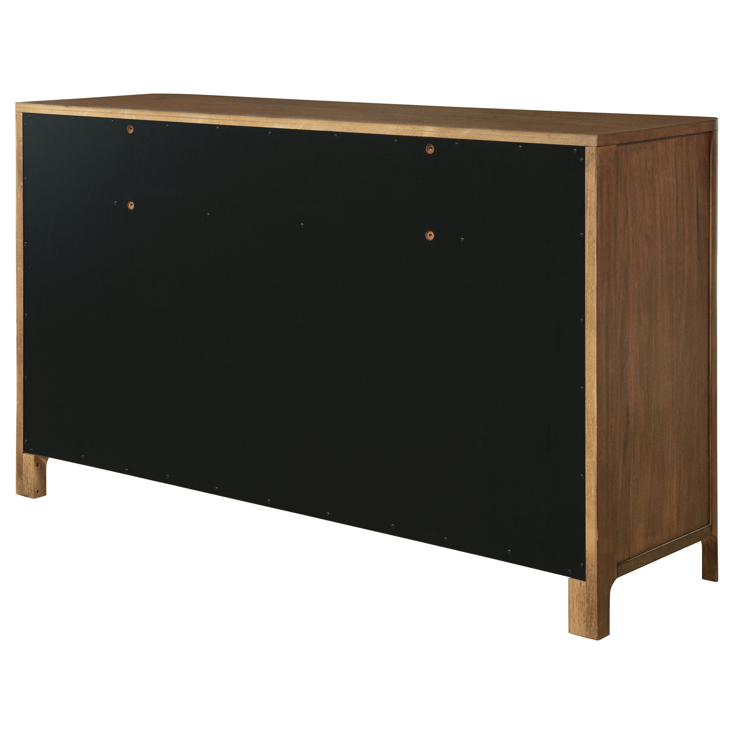 Maderia 8-drawer Dresser and Mirror Walnut