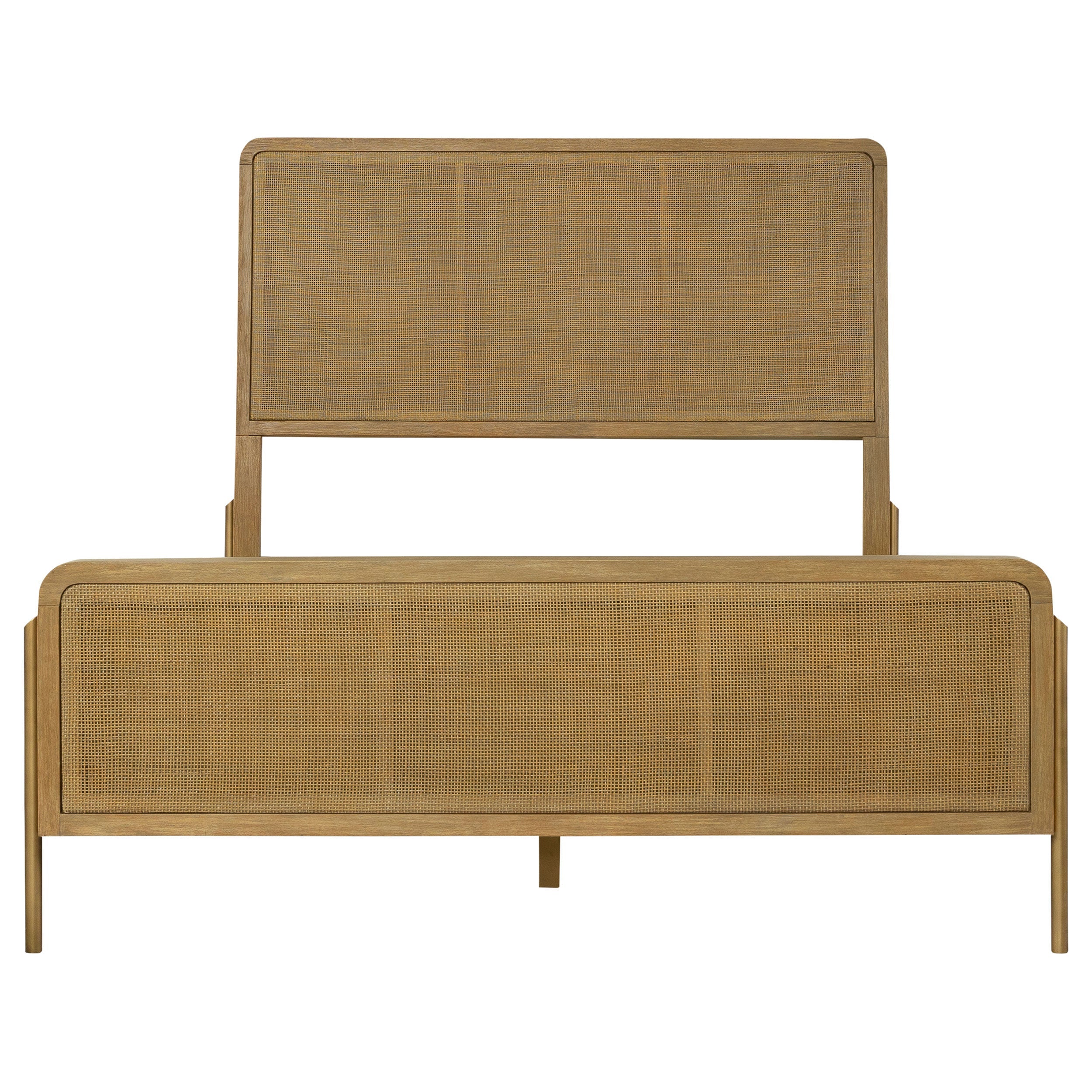 Arini Rattan Panel Bed