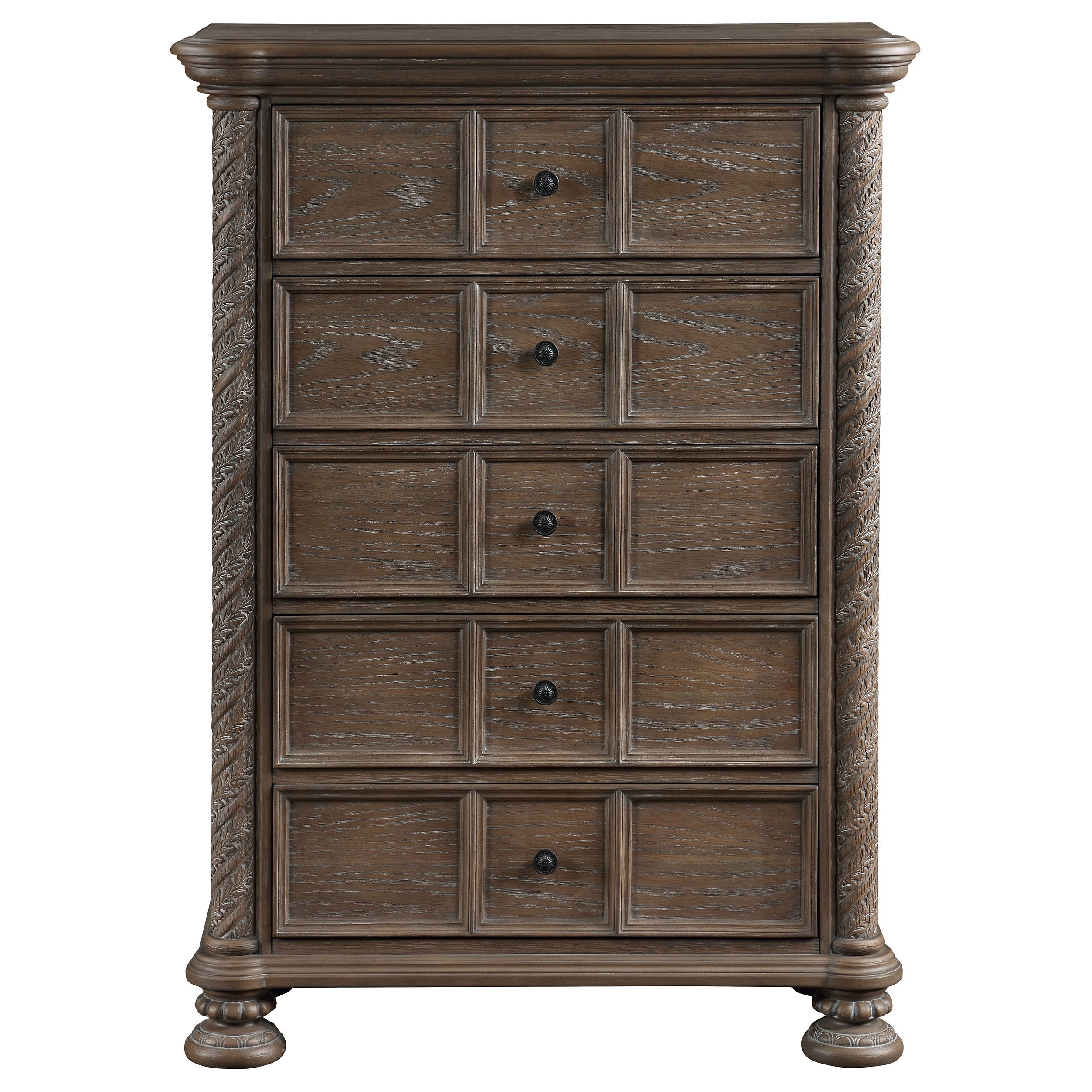 Emmett 5-drawer Chest Walnut