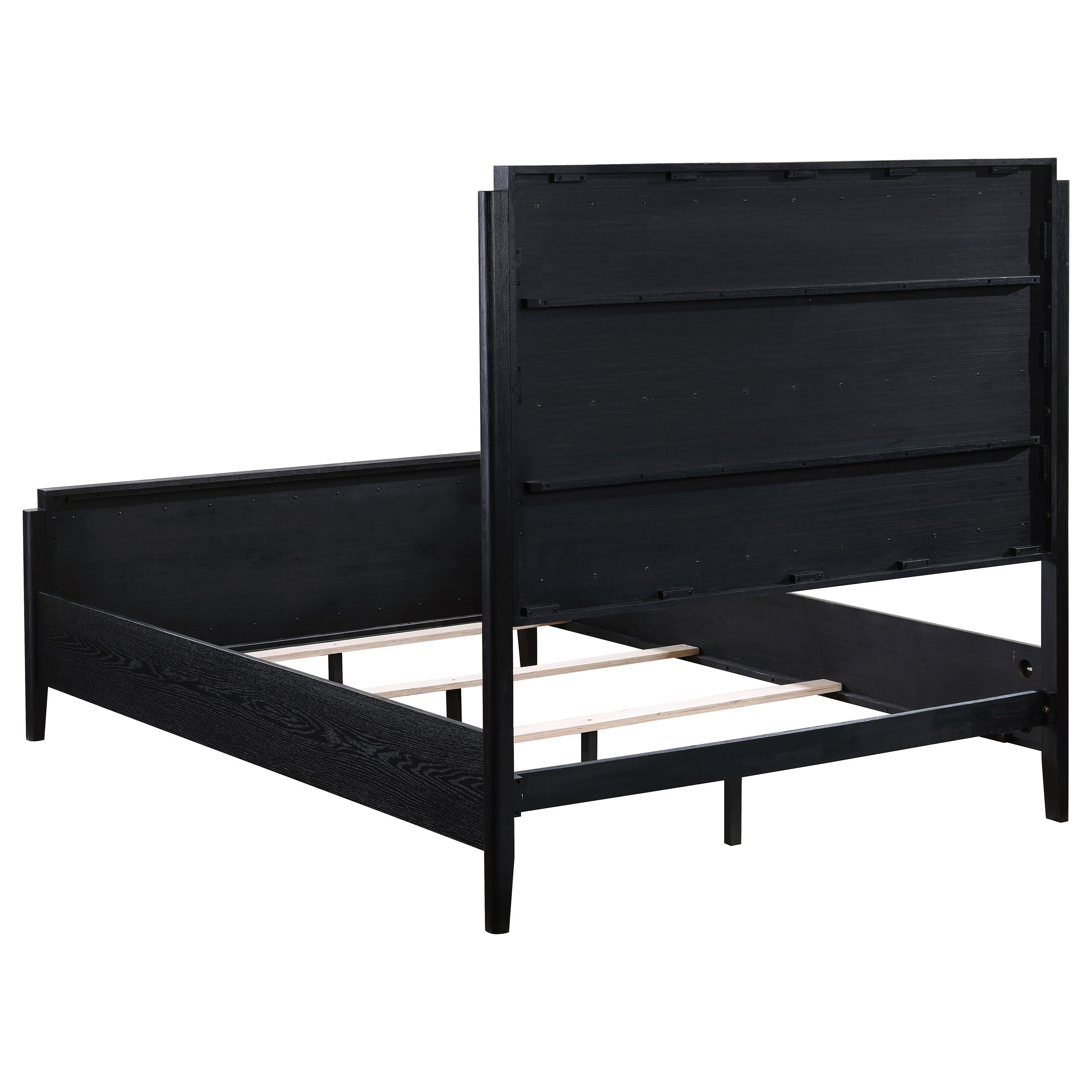 Brookmead 60-inch Upholstered  Bed Black