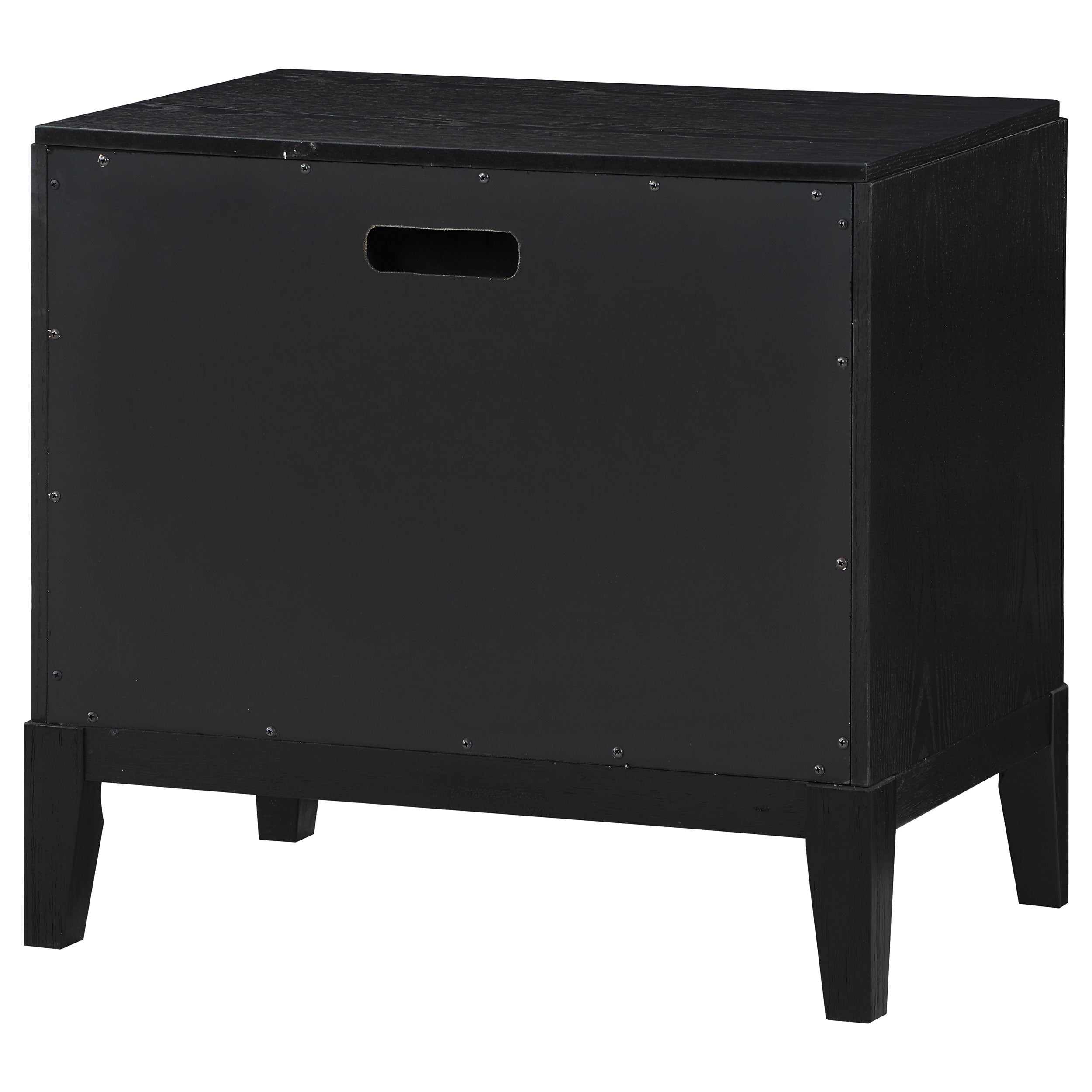 Brookmead 2-Drawer Nightstand Black