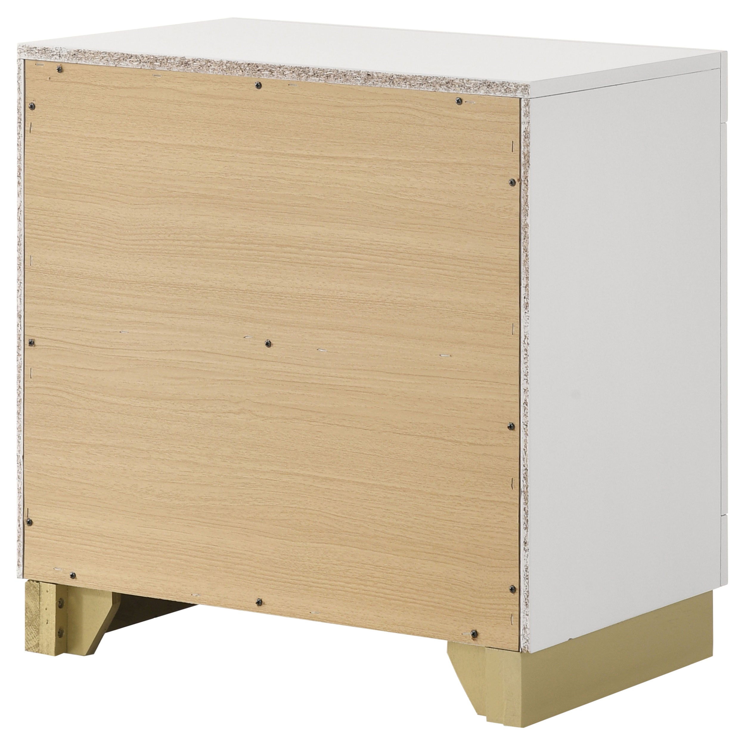 Caraway 2-drawer Nightstand Bedside Table White