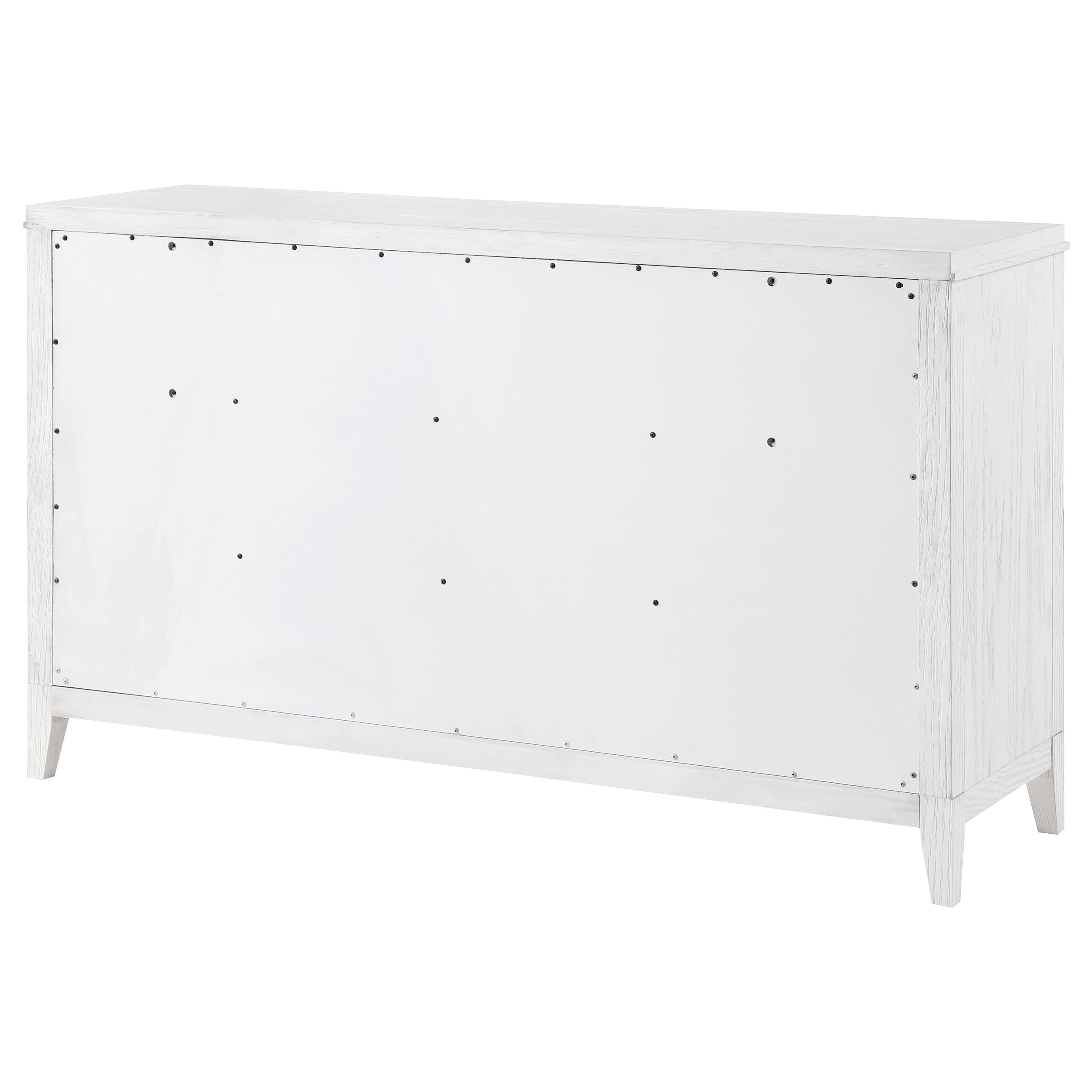 Marielle 6-drawer Bedroom Dresser Distressed White