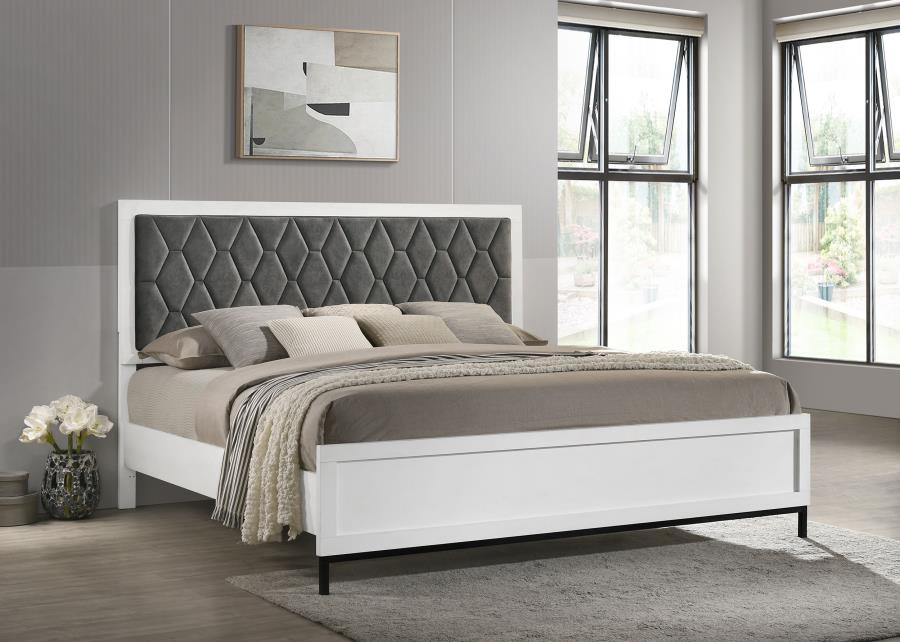 Sonora Upholstered Panel Bed