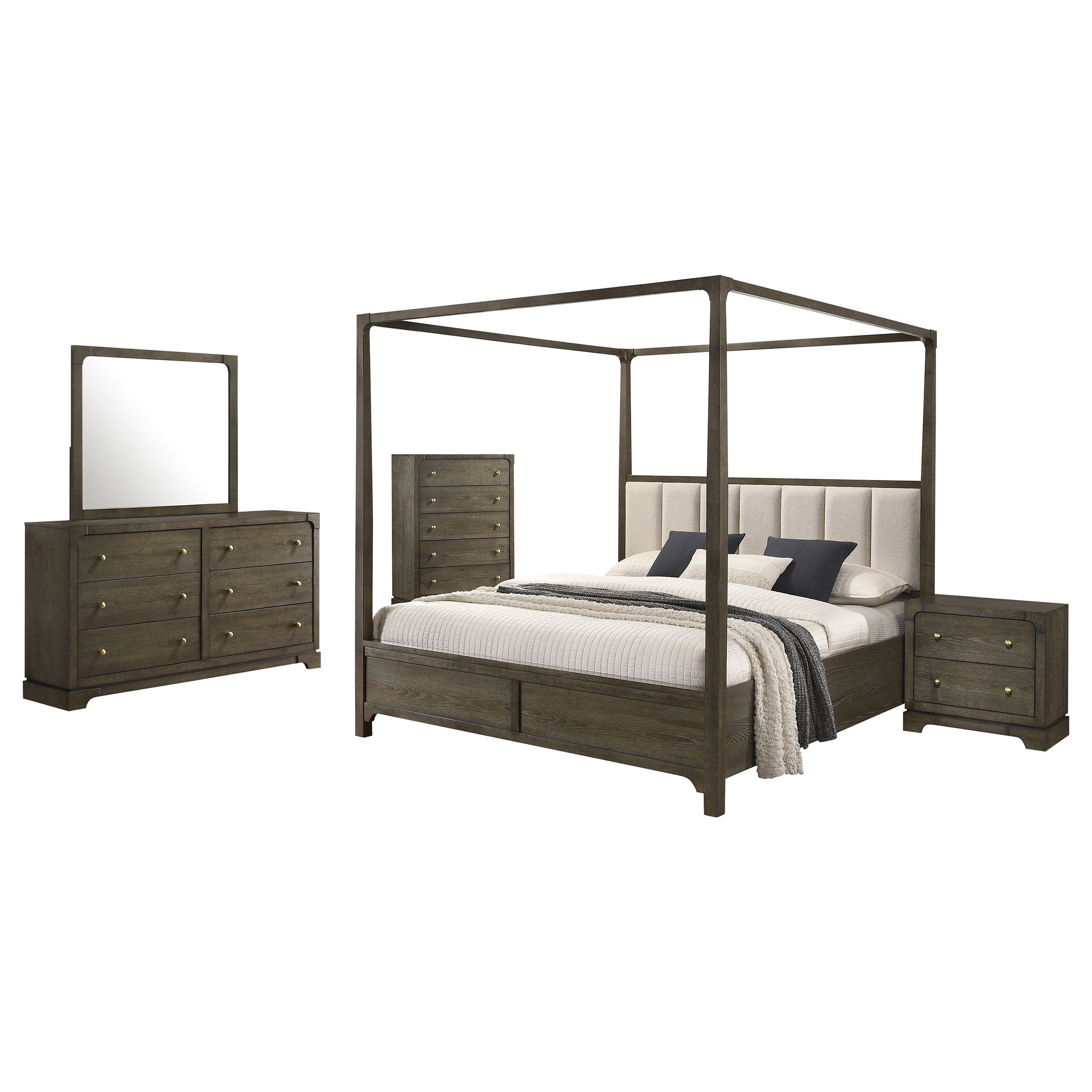 Gran Park   Bedroom Set Dark Cocoa