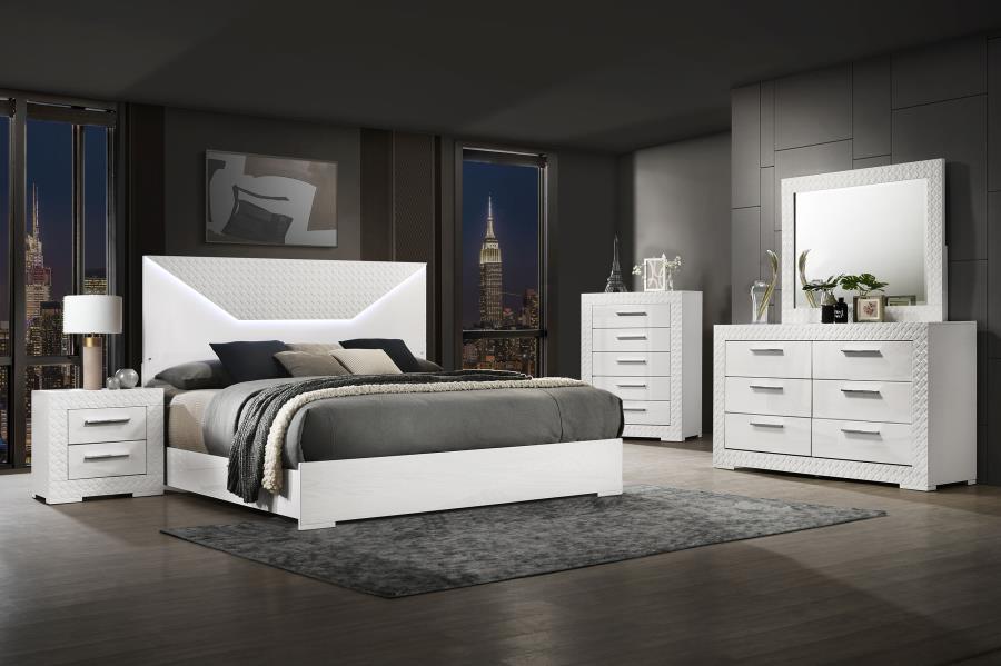 Ives Bedroom Set High Gloss