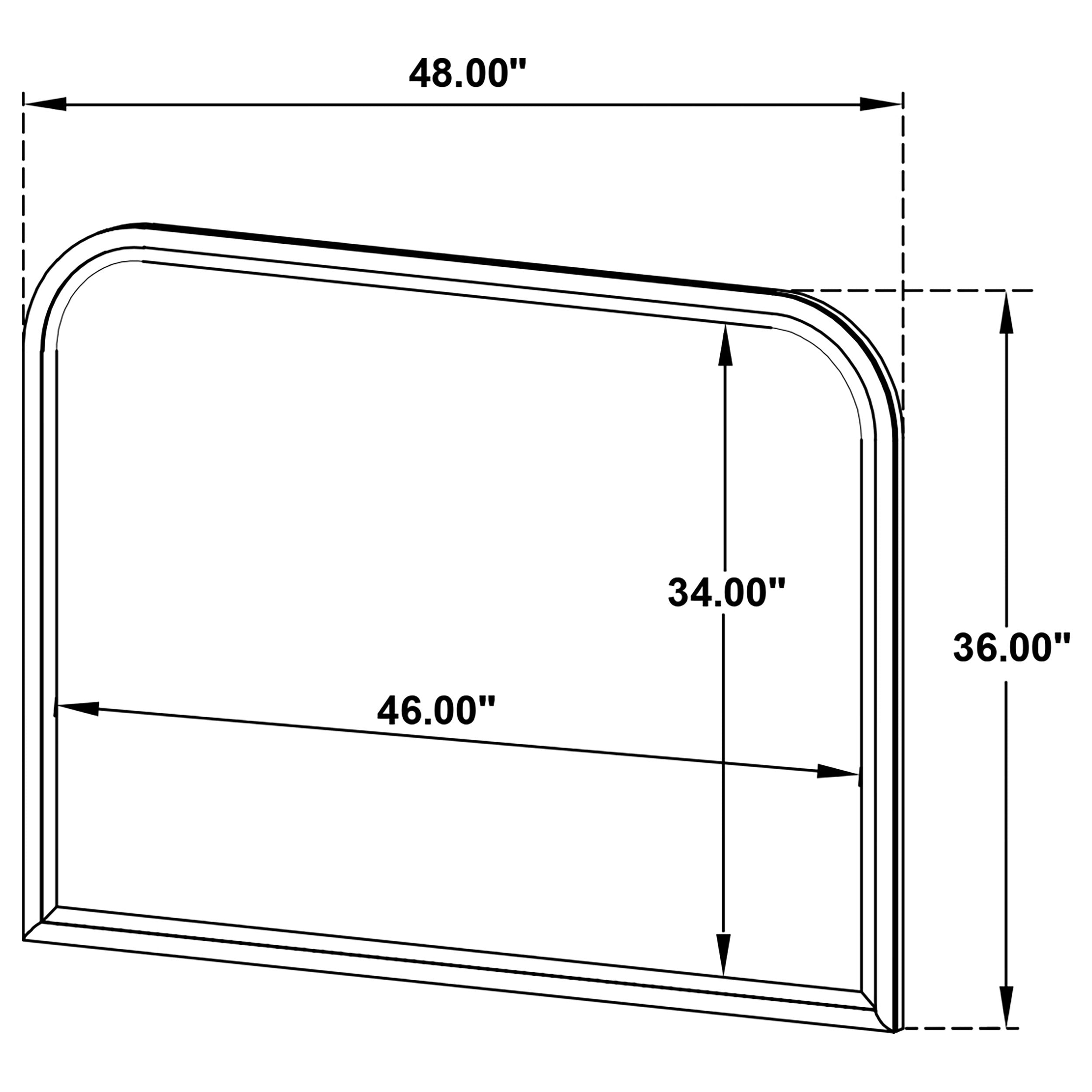 Kailani Dresser Mirror Beige Oak