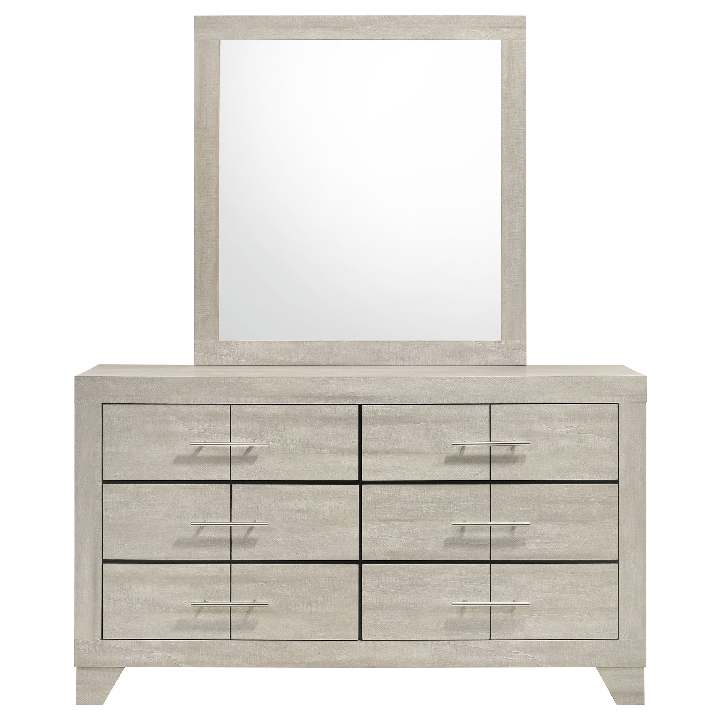 Trenton 6-drawer Bedroom Dresser Rustic Cream