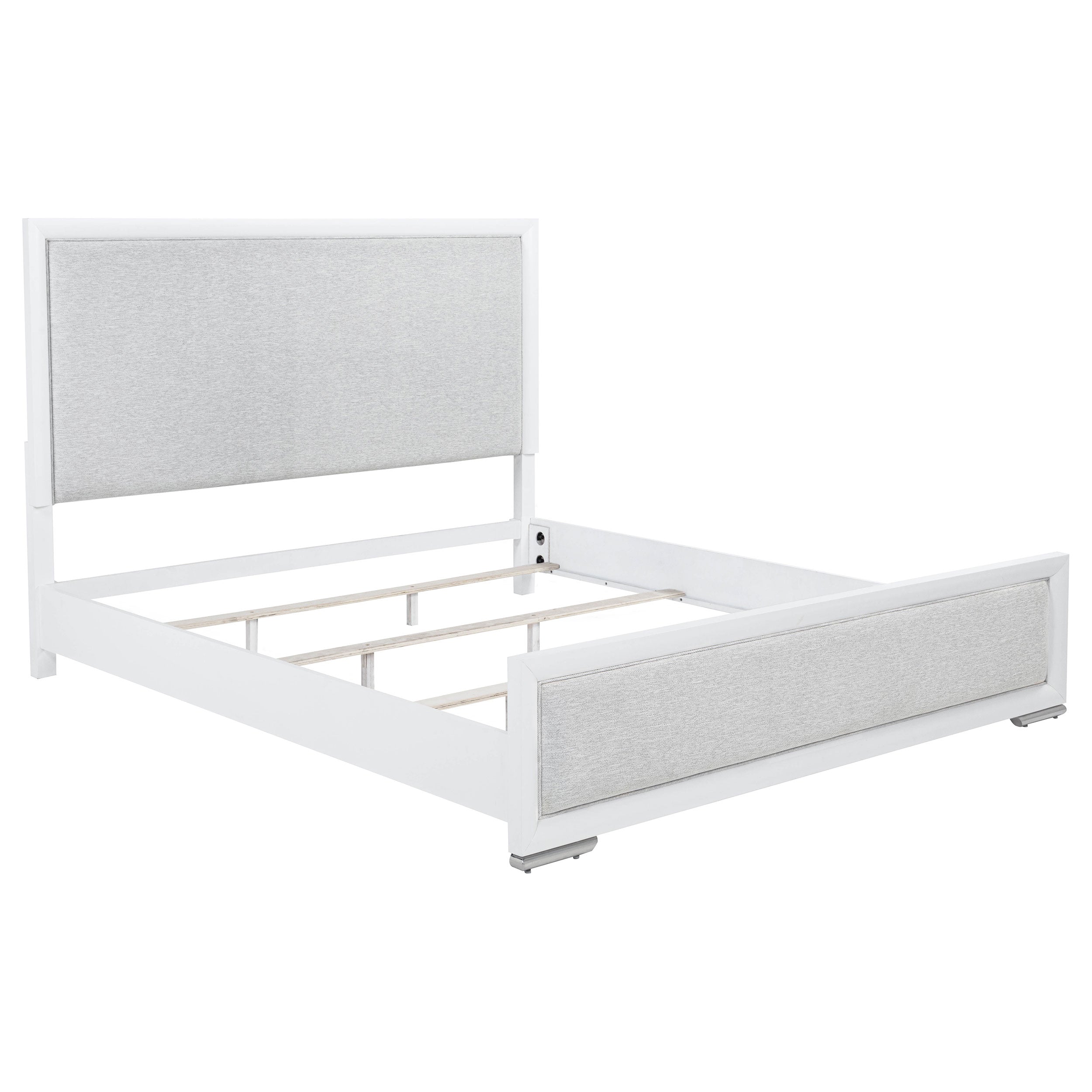 Gracemont 57-inch Panel Bed Grey and