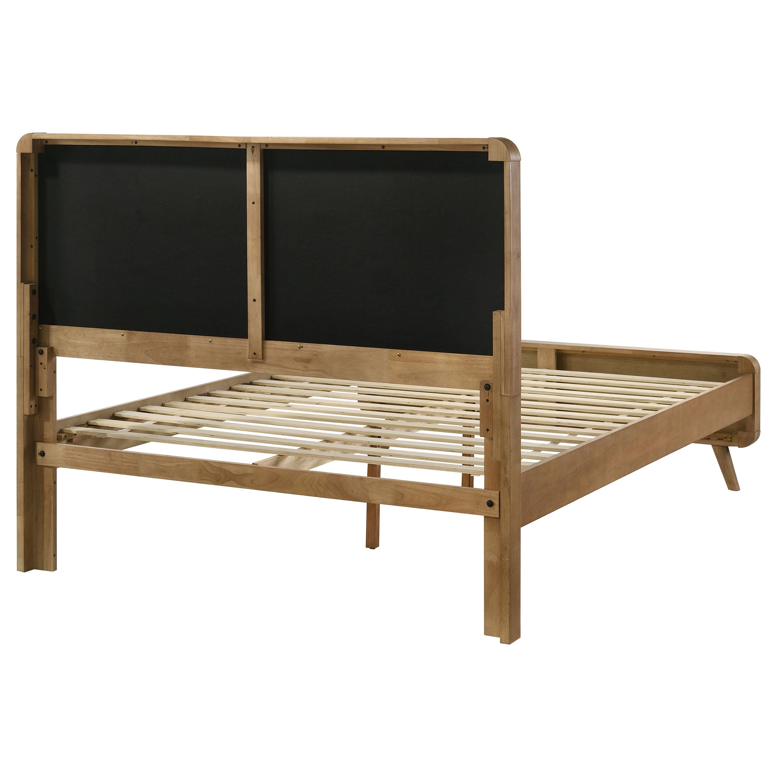 Robyn Wood California King Platform Bed Dark Walnut