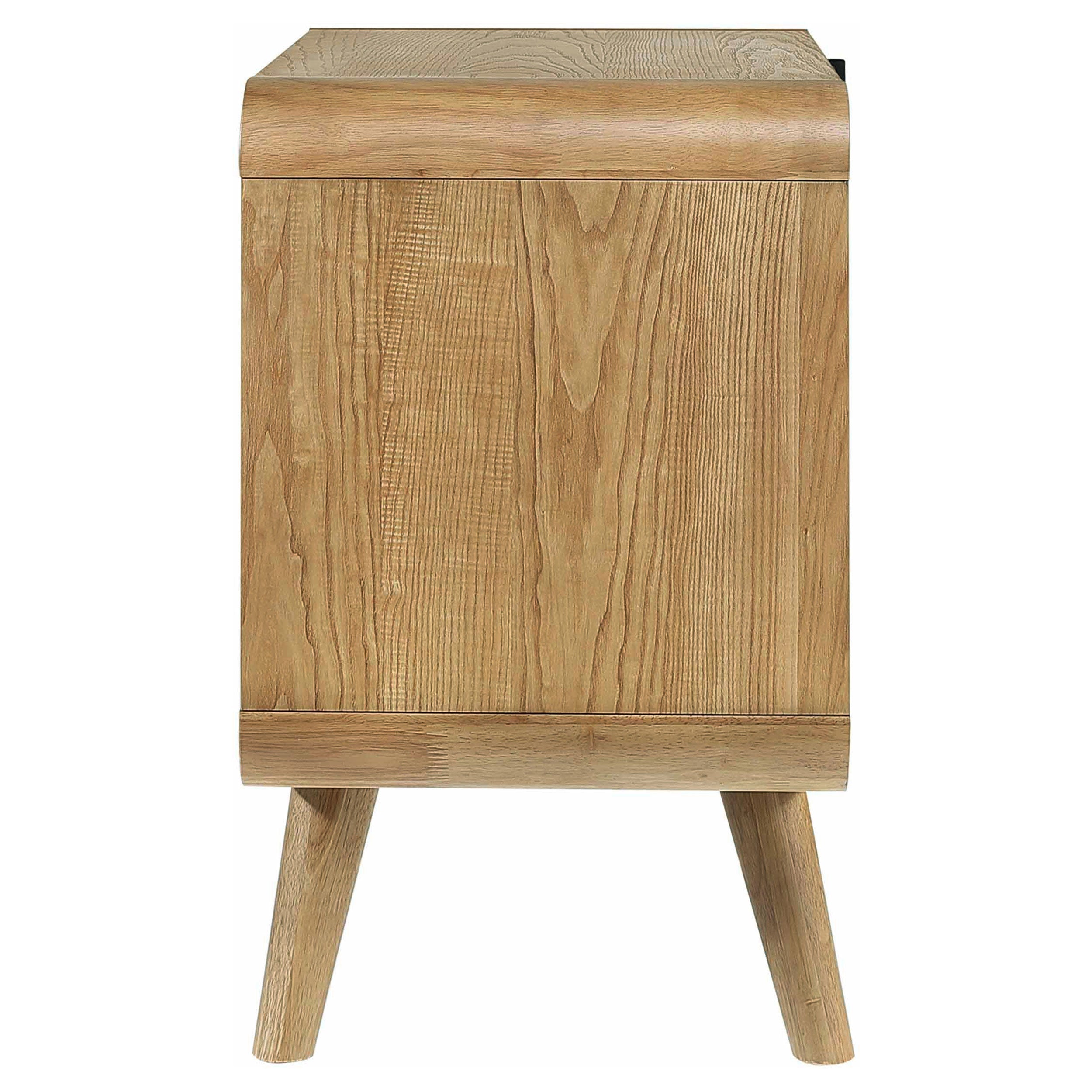 Robyn 2-drawer Nightstand Bedside Table Dark Walnut