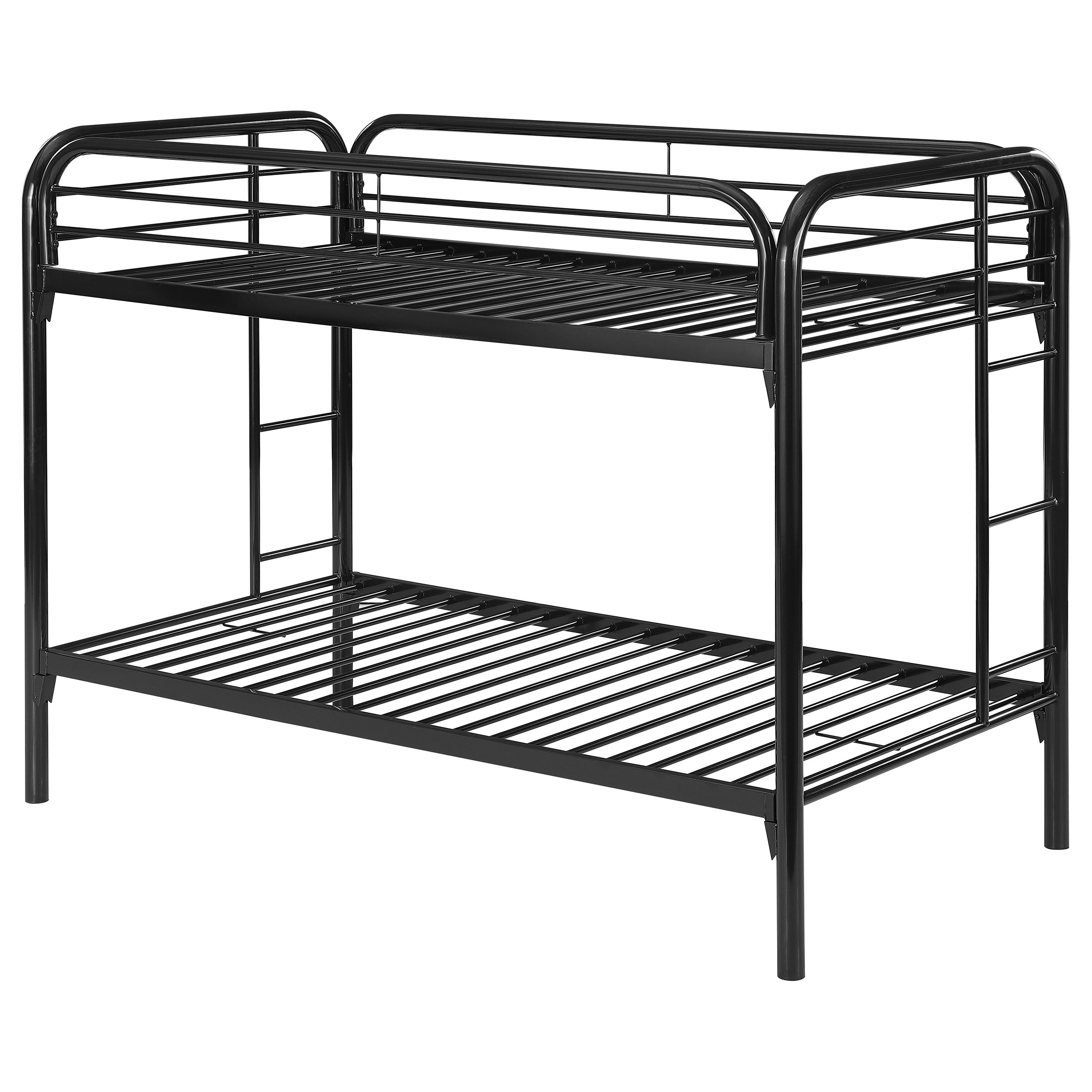 Morgan Twin Over Twin Bunk Bed Black