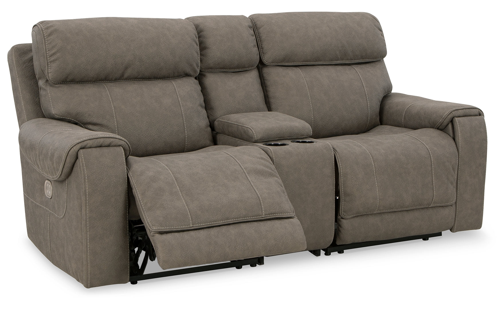 Starbot 3-Piece Power Reclining Sectional Loveseat with Console