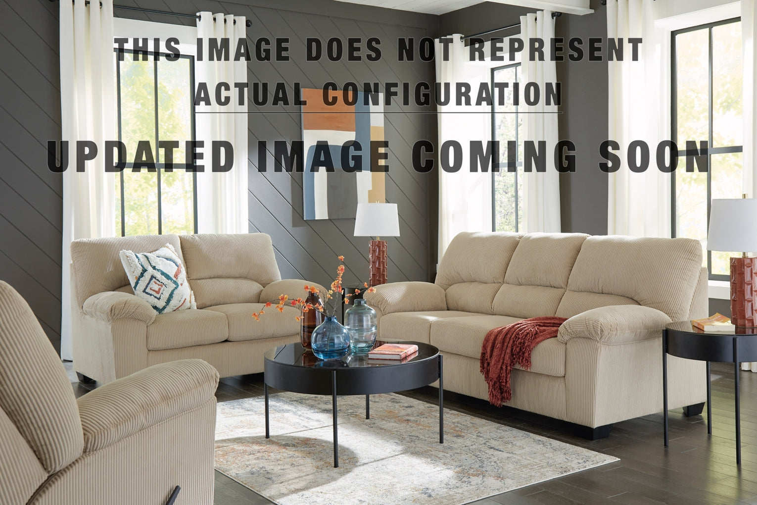 SimpleJoy Oversized Accent Ottoman