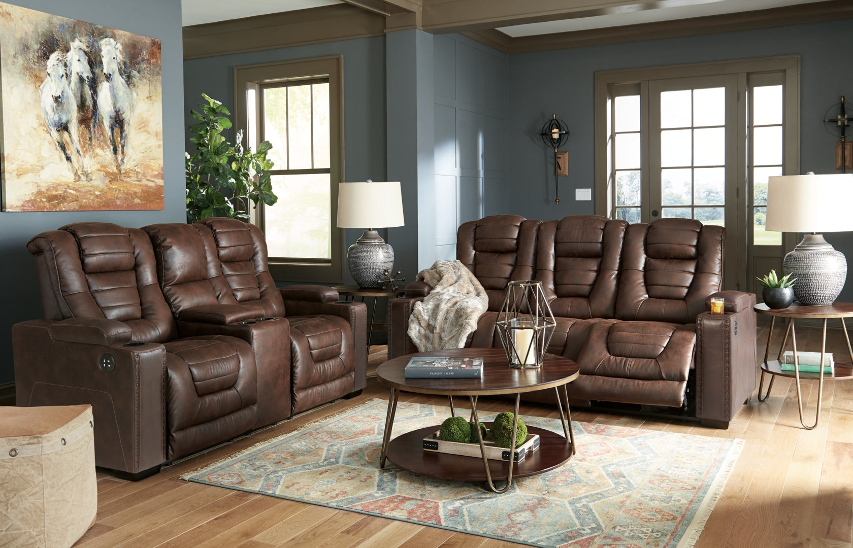 Owner's Box Sofa, Loveseat and Recliner