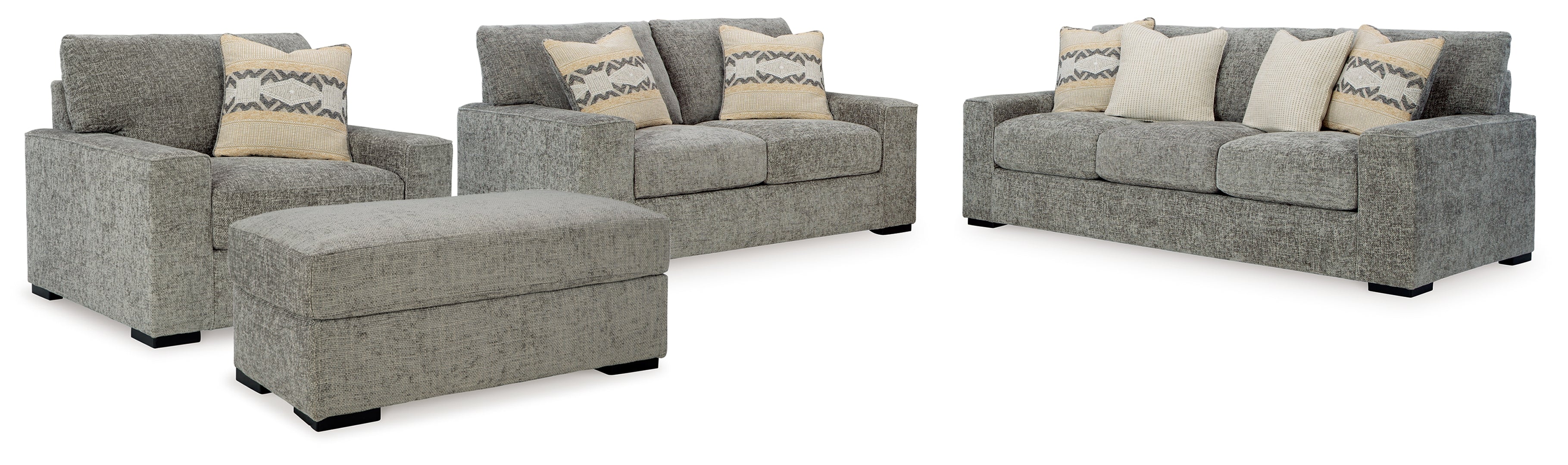 Dunmor Sofa, Loveseat, Chair and Ottoman