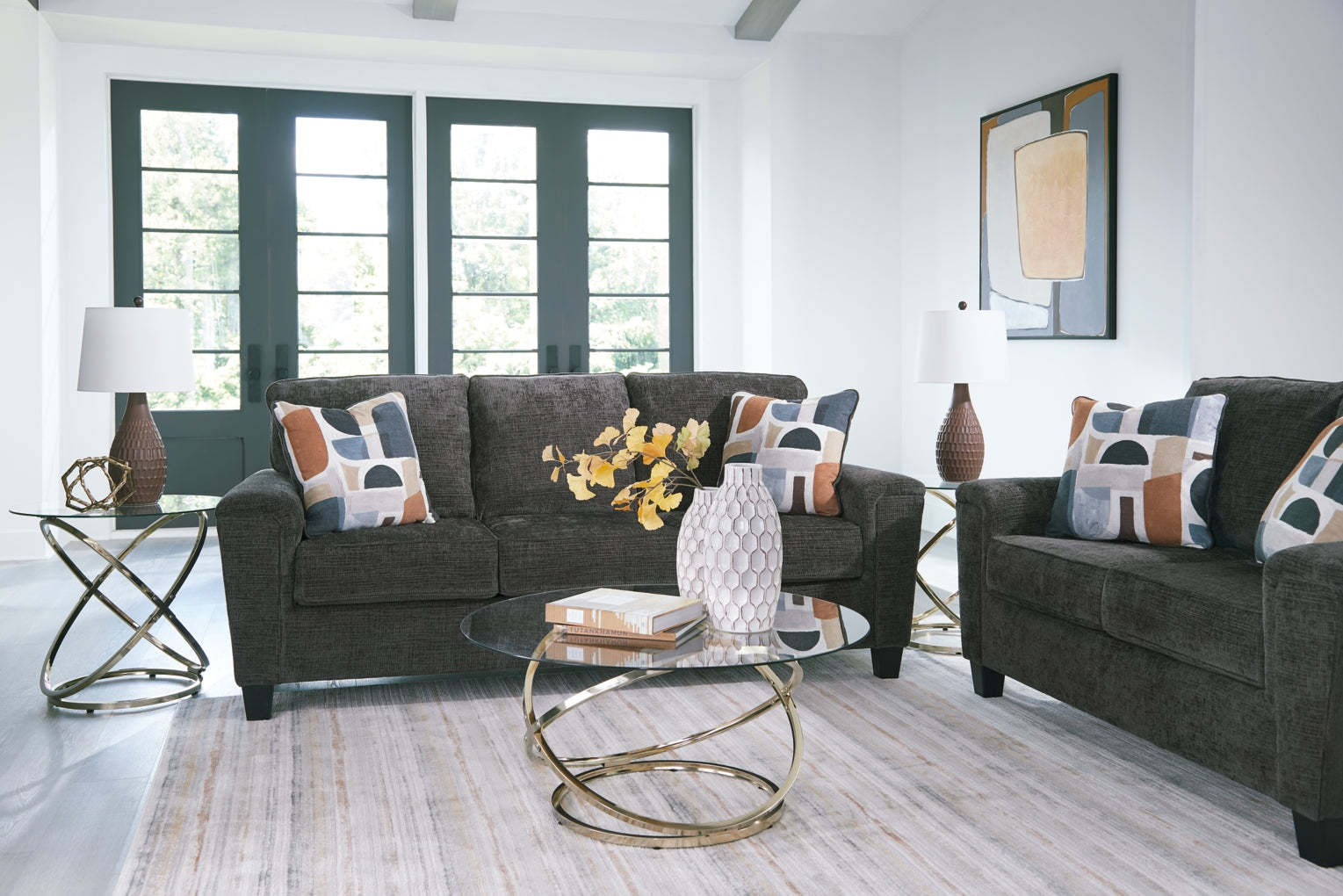 Erinslane Sofa, Loveseat, Chair and Ottoman