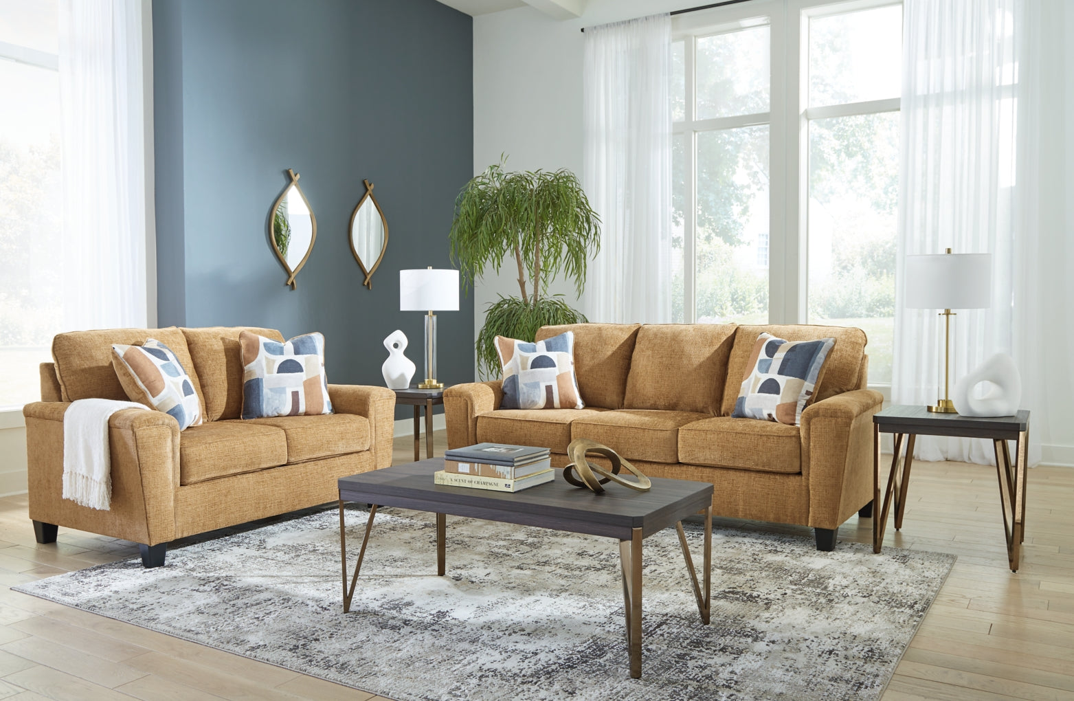 Erinslane Sofa, Loveseat, Chair and Ottoman