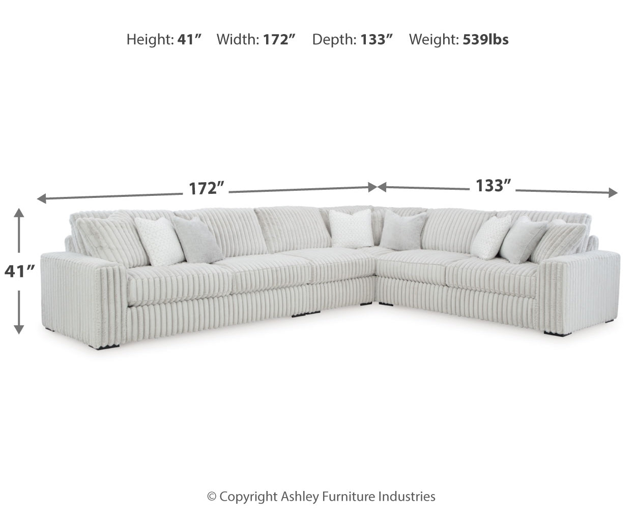 Stupendous Sectional with Chaise