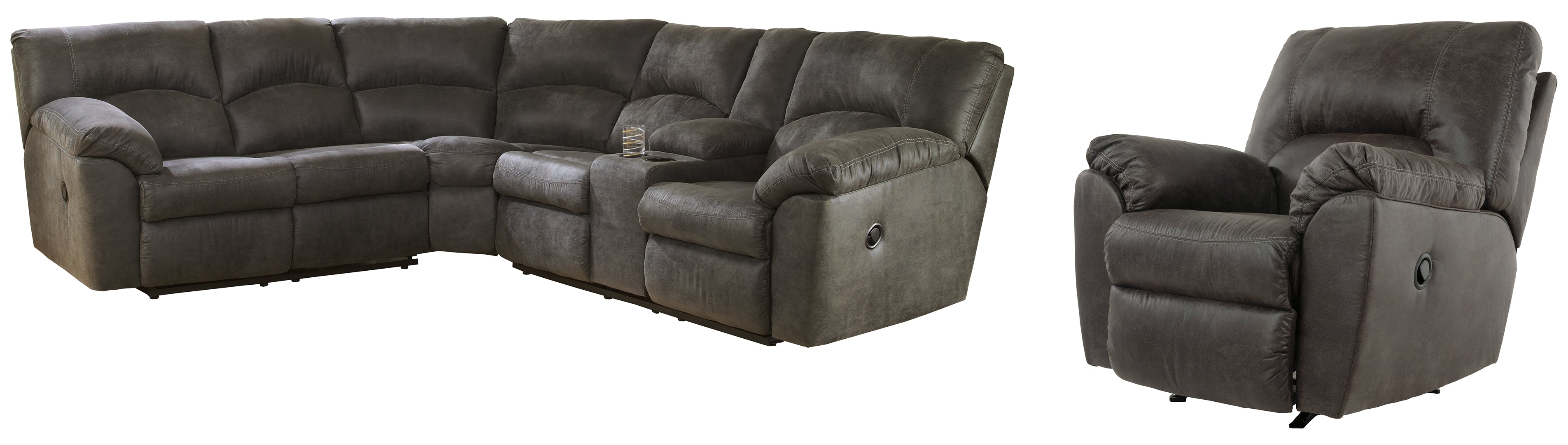 Tambo 2-Piece Sectional with Recliner