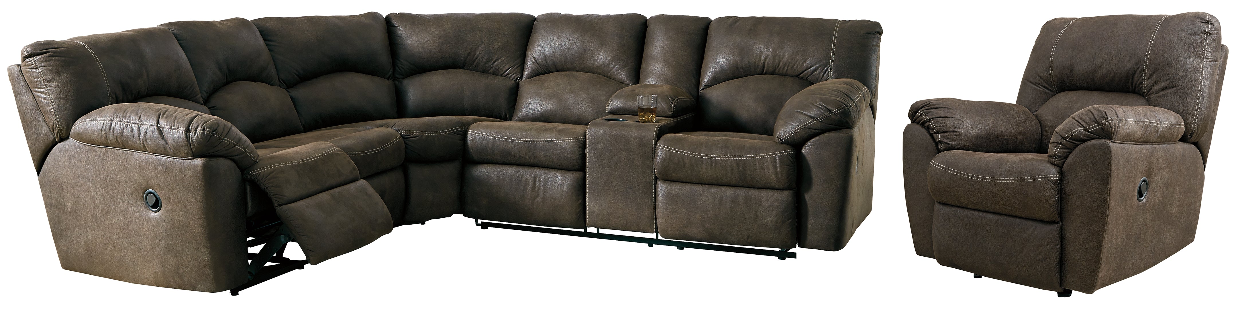 Tambo 2-Piece Sectional with Recliner