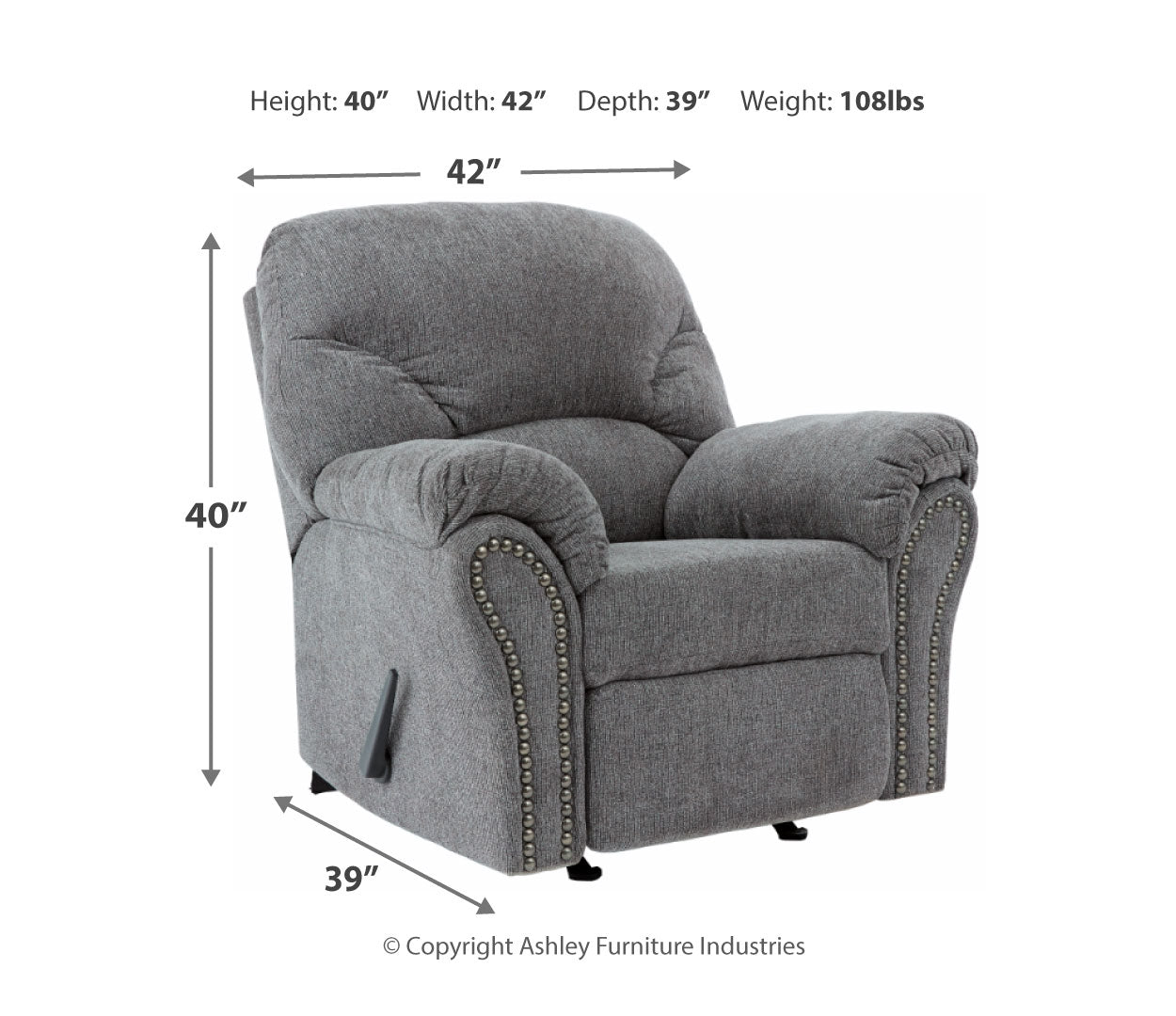 Allmaxx Rocker Recliner