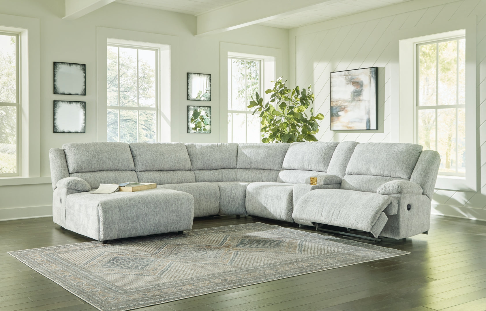 McClelland 5-Piece Reclining Sectional with Chaise