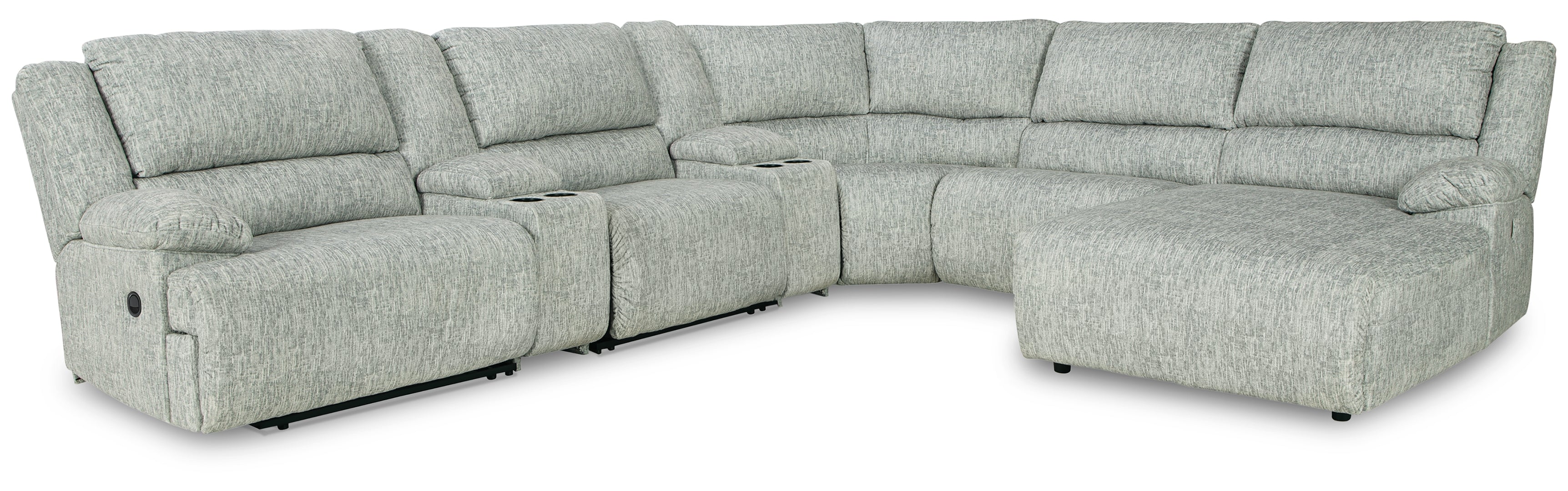 McClelland 5-Piece Reclining Sectional with Chaise