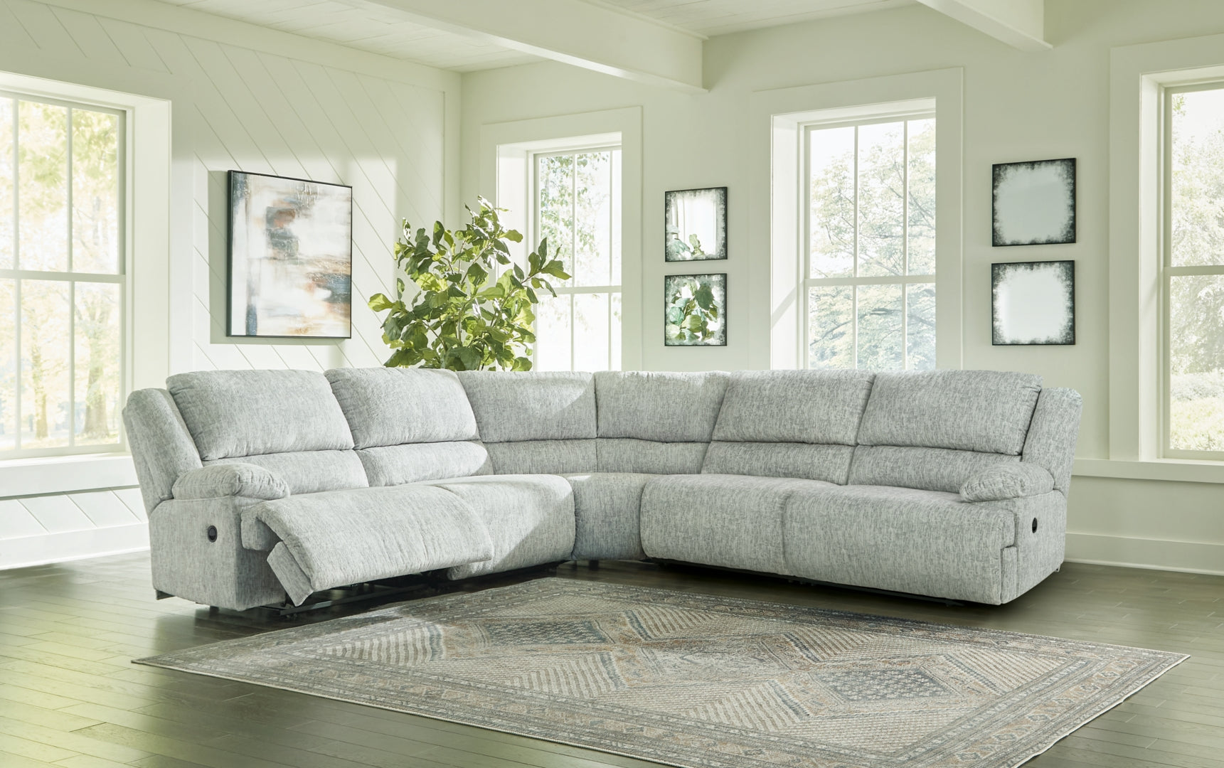 McClelland 5-Piece Reclining Sectional with Chaise