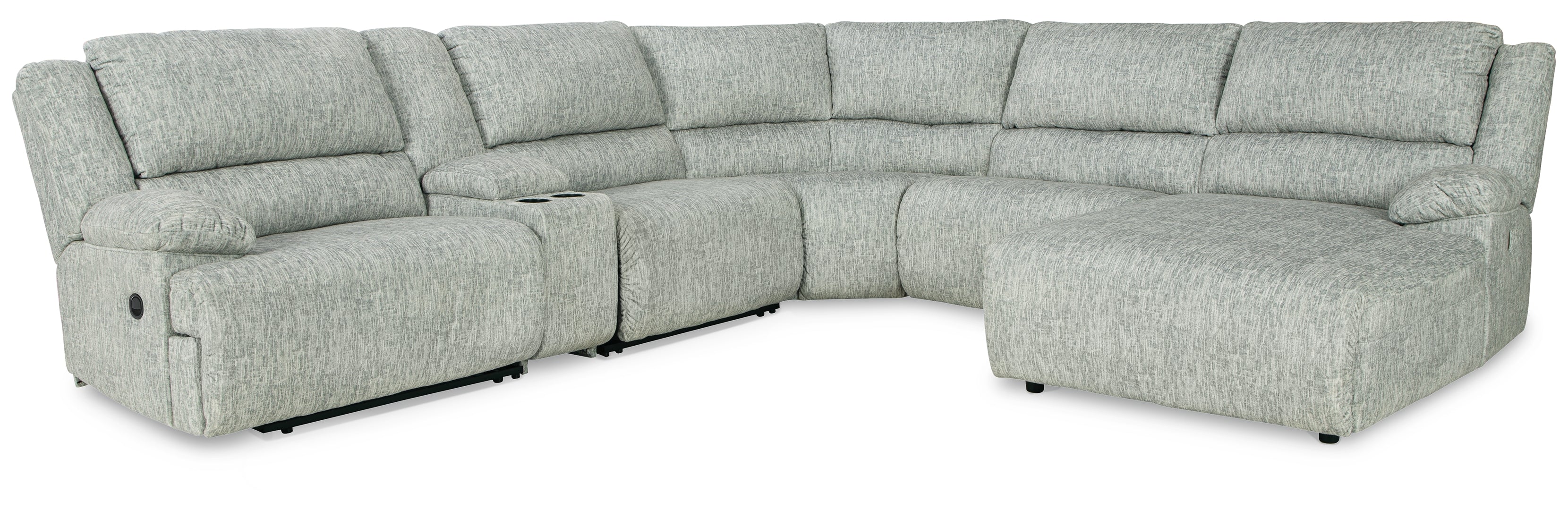 McClelland 5-Piece Reclining Sectional with Chaise