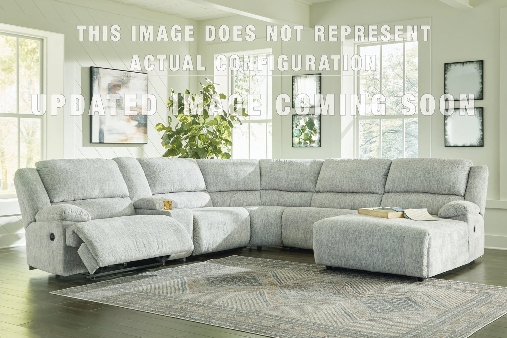 McClelland 5-Piece Reclining Sectional with Chaise