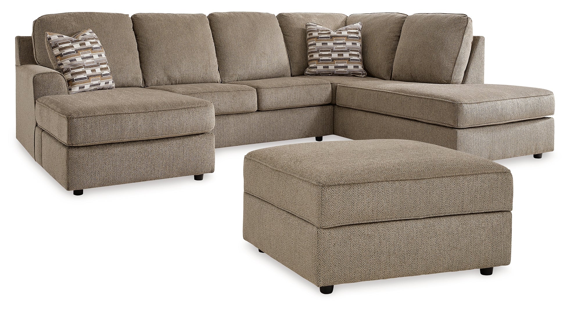 O'Phannon 2-Piece Sectional with Ottoman