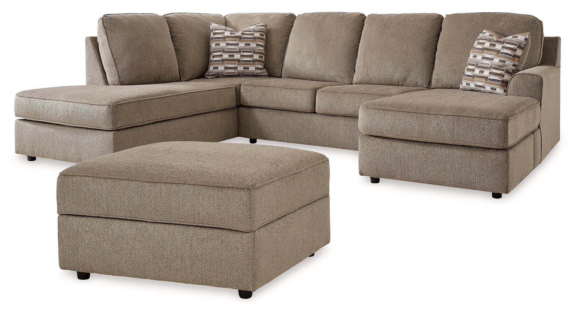 O'Phannon 2-Piece Sectional with Ottoman