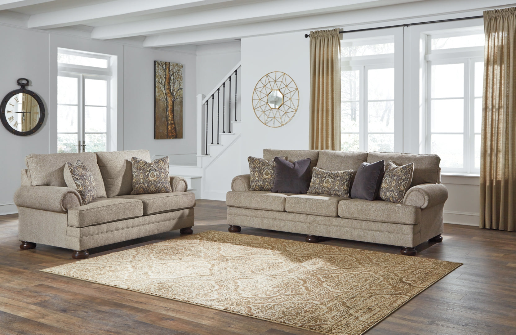 Kananwood Sofa, Loveseat, Chair and Ottoman