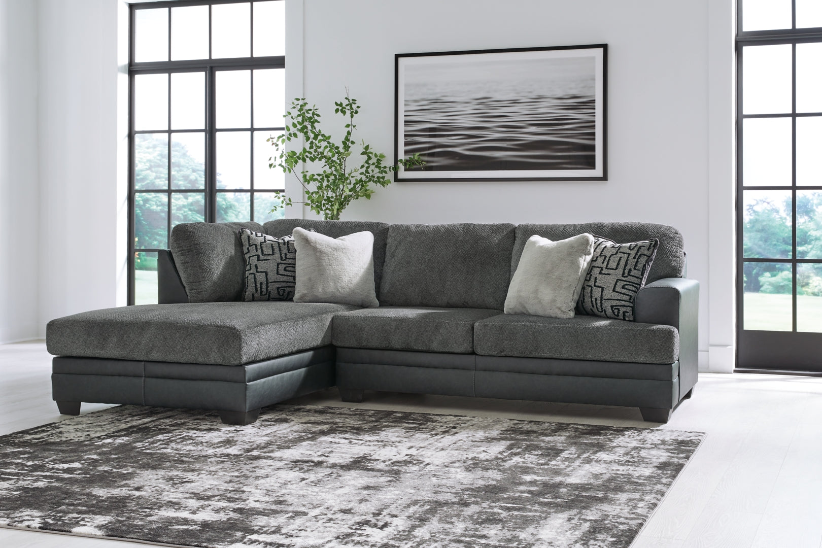 Brixley Pier 2-Piece Sectional with Ottoman