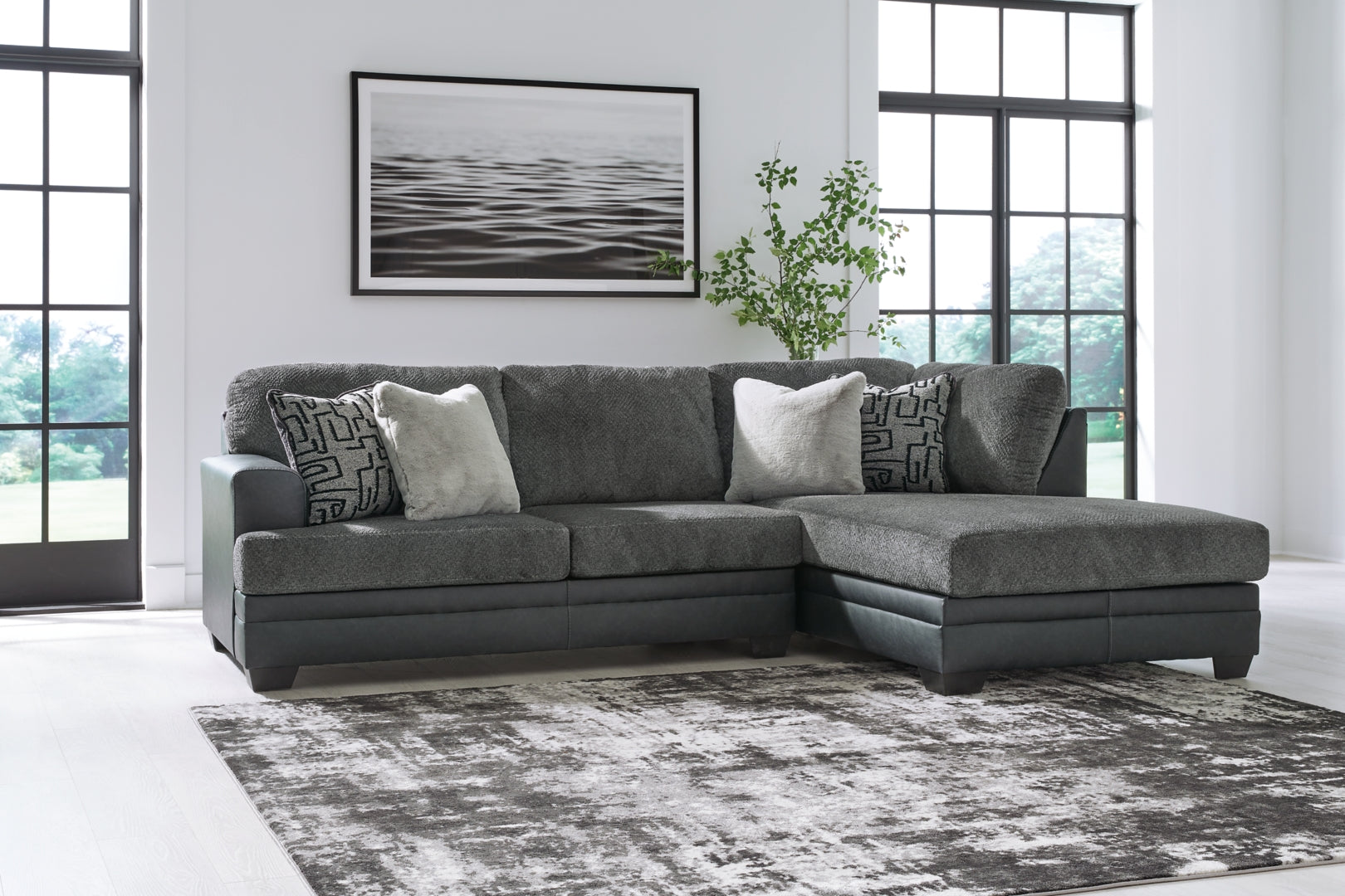 Brixley Pier 2-Piece Sectional with Ottoman