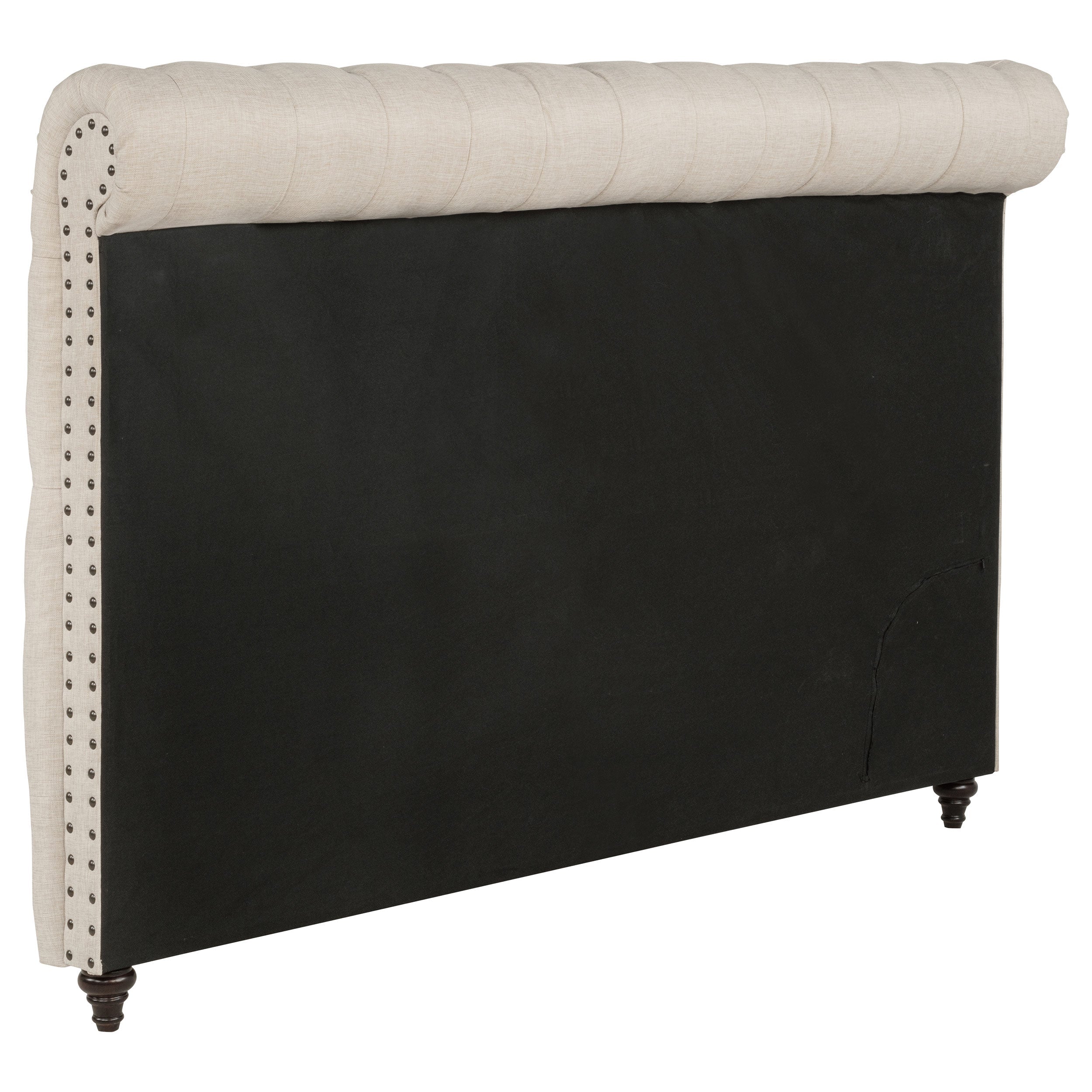 Devon 57-inch Upholstered California King Headboard Beige