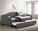 Sadie Upholstered Twin Daybed with Trundle image
