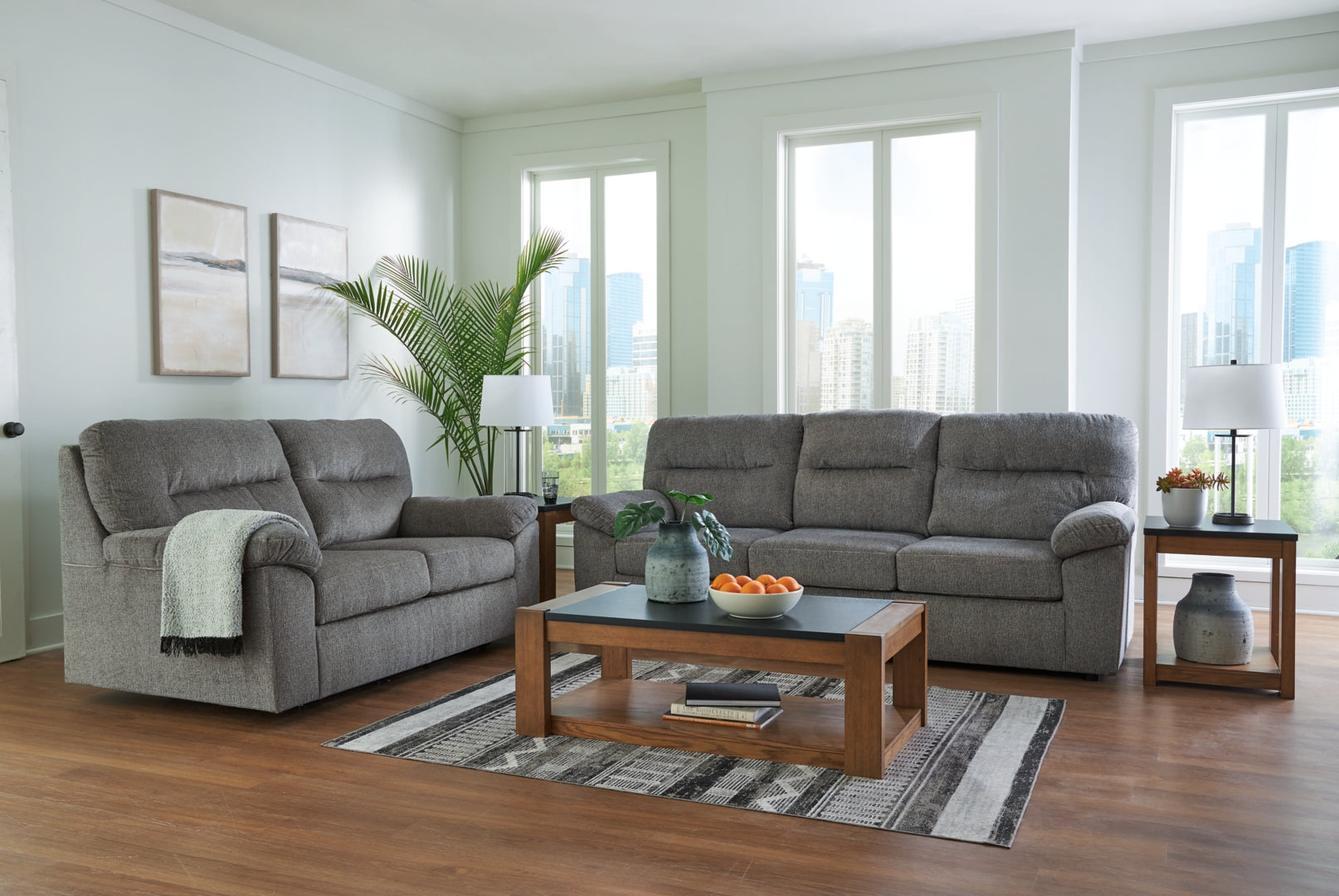 Bindura Sofa, Loveseat and Recliner