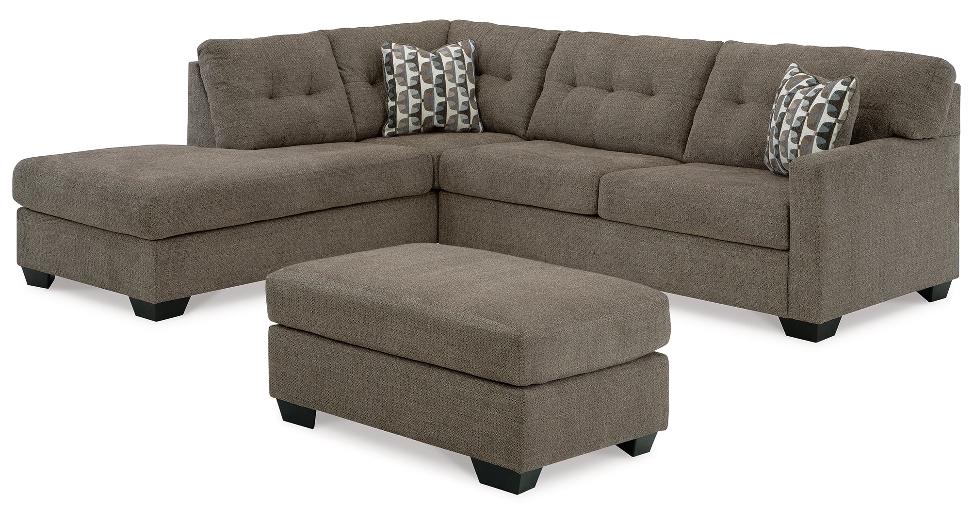 Mahoney 2-Piece Sectional with Ottoman