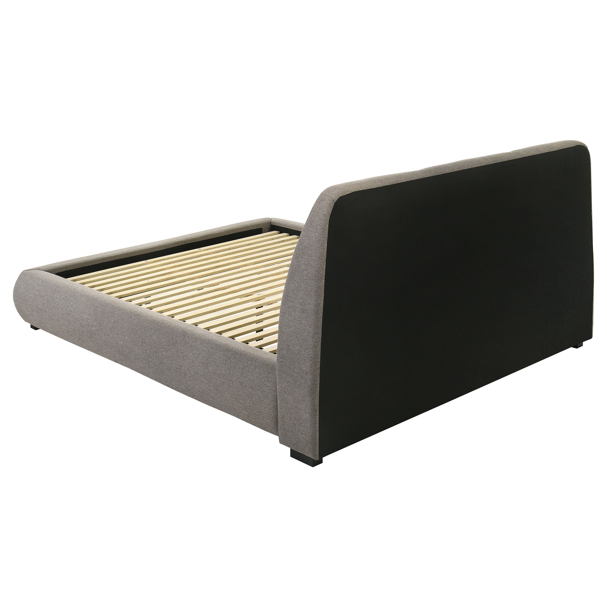 Mokena 46-inch Upholstered  Platform Bed