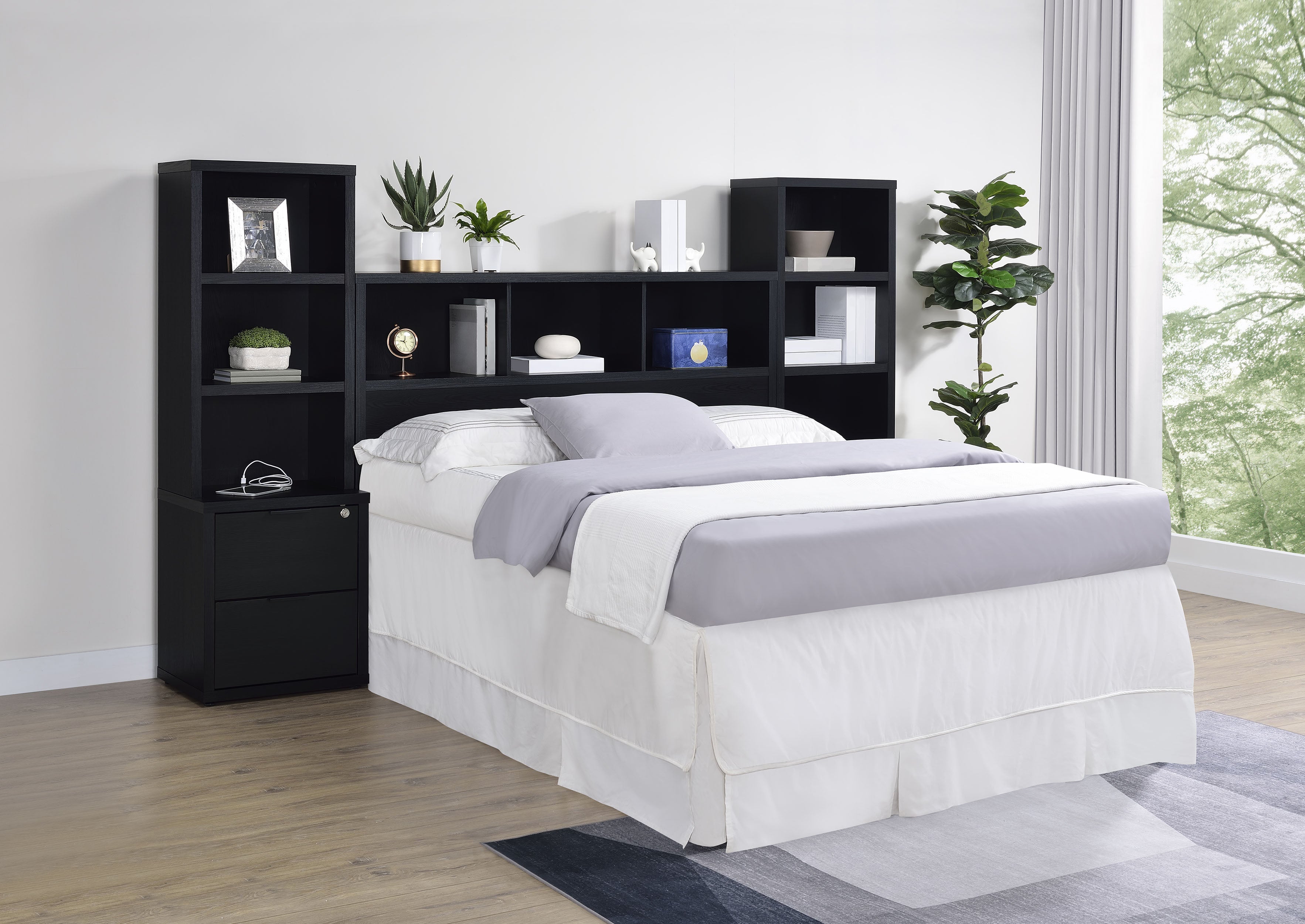 Westpark 49-inch Bookcase Headboard