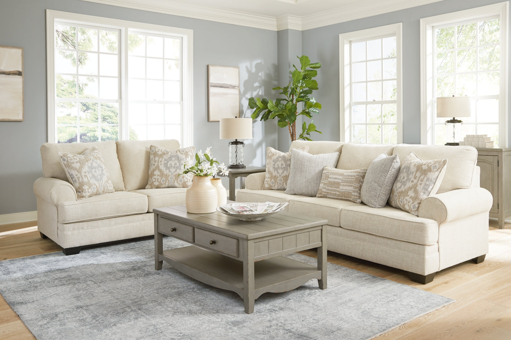 Rilynn Sofa, Loveseat, Chair and Ottoman