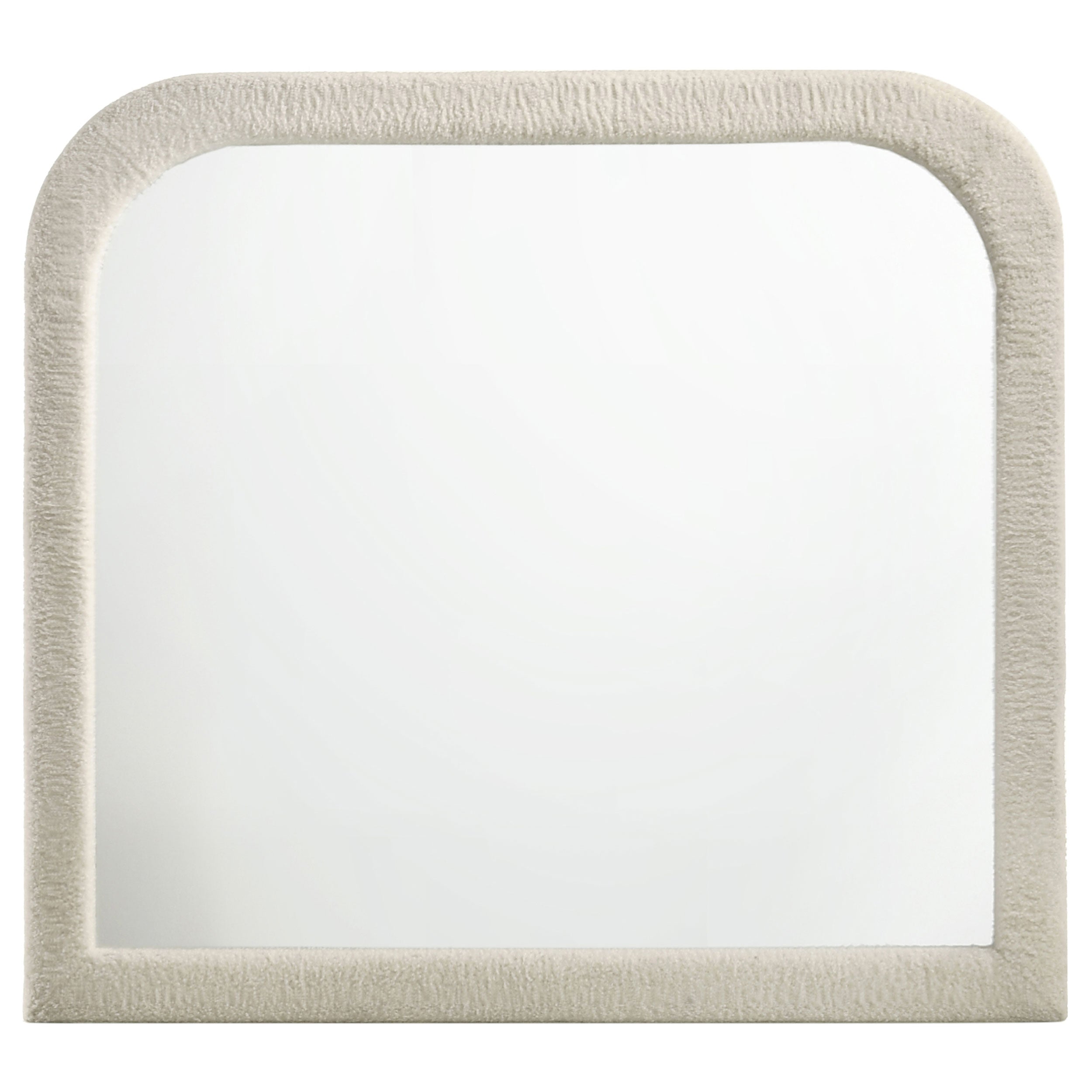 Sonya Upholstered Bedroom Dresser Mirror Ivory