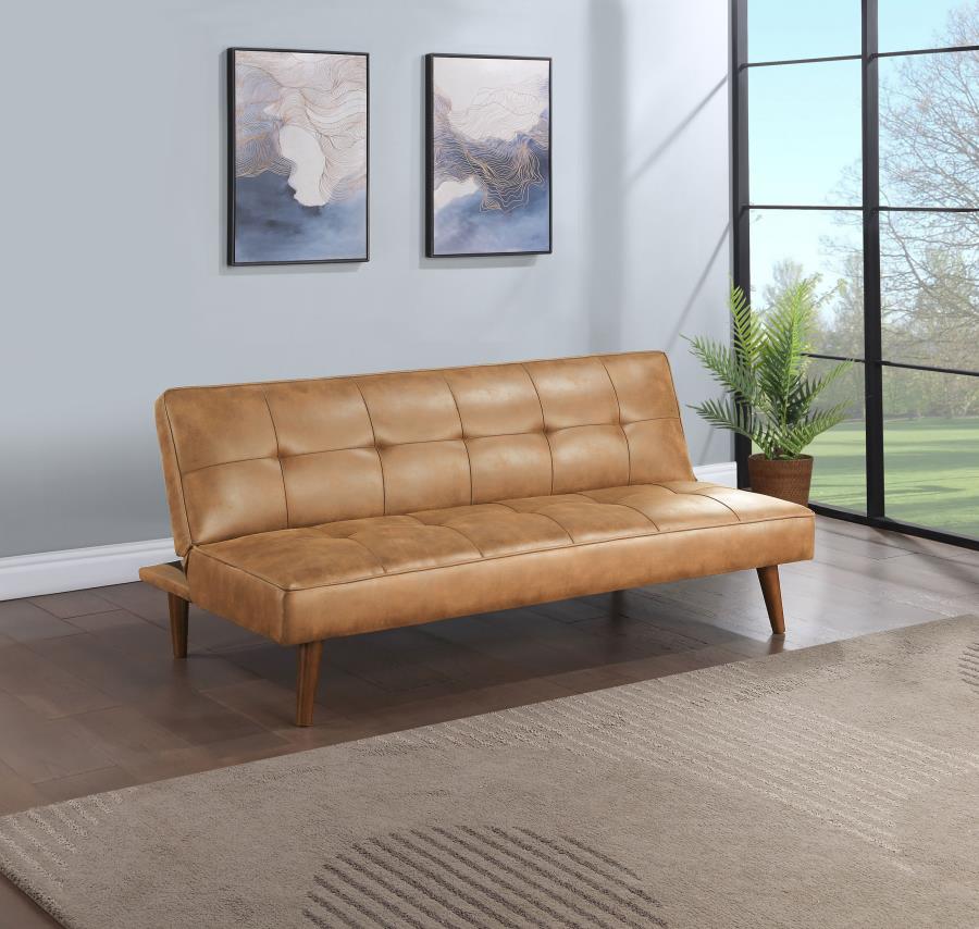 Jenson Upholstered Tufted Convertible Sofa Bed