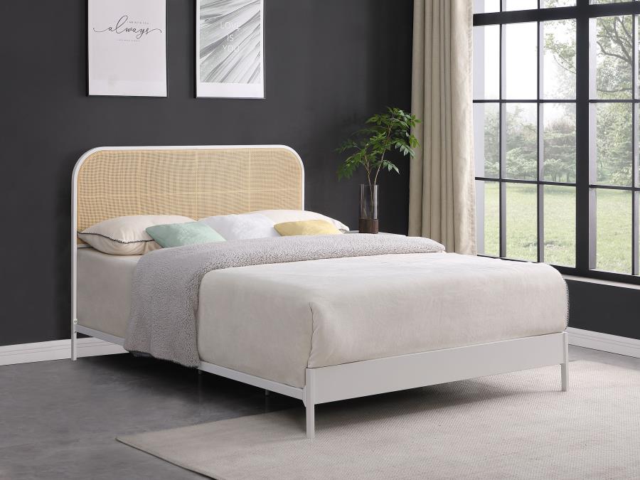 Amherst Radio Weave Rattan Metal Bed